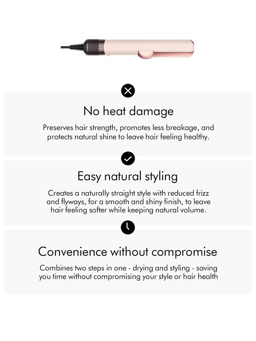 Airstrait™ Hair Straighteners, Ceramic Pink