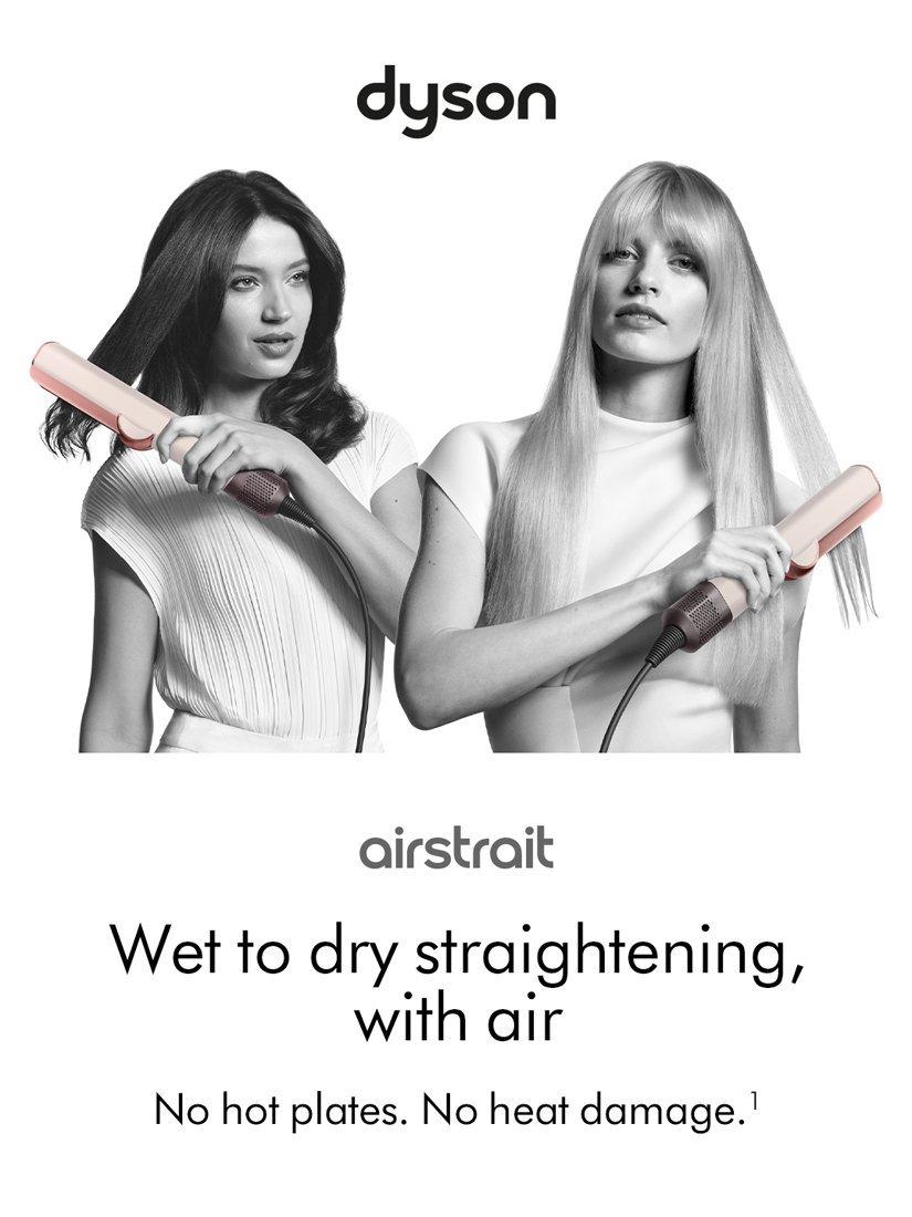 Airstrait™ Hair Straighteners, Ceramic Pink