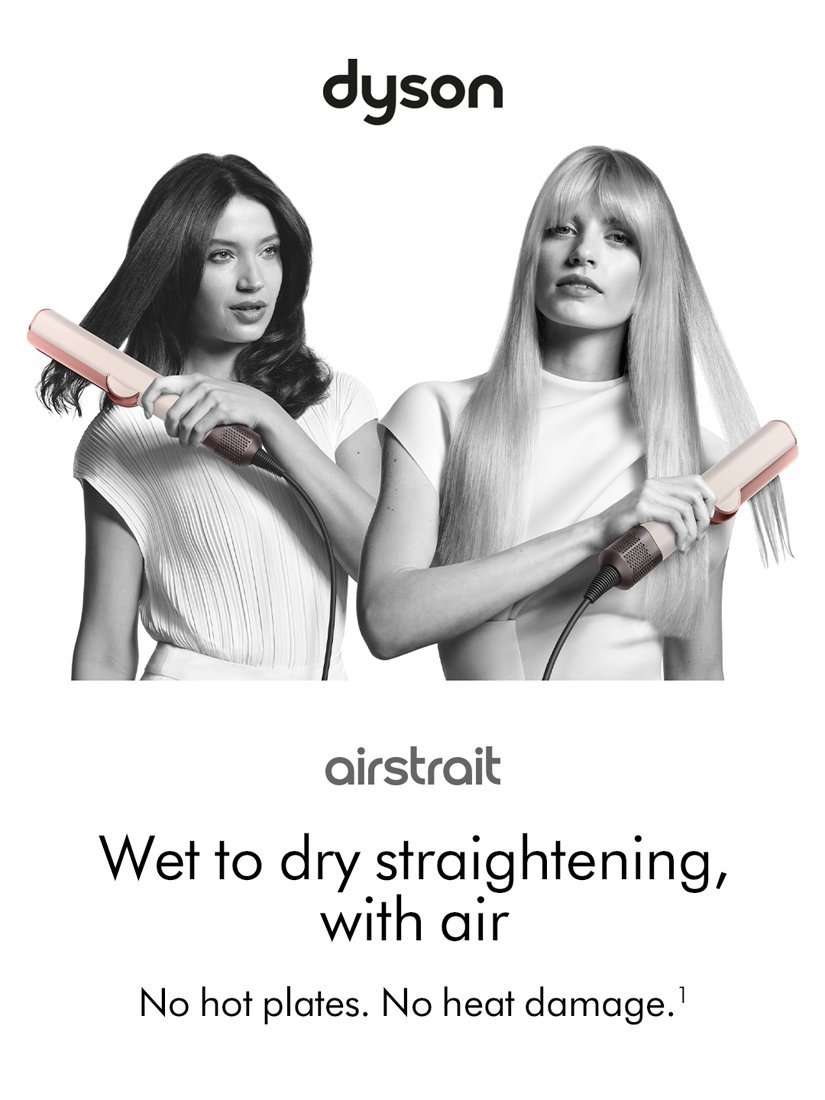 Airstrait™ Hair Straighteners, Ceramic Pink