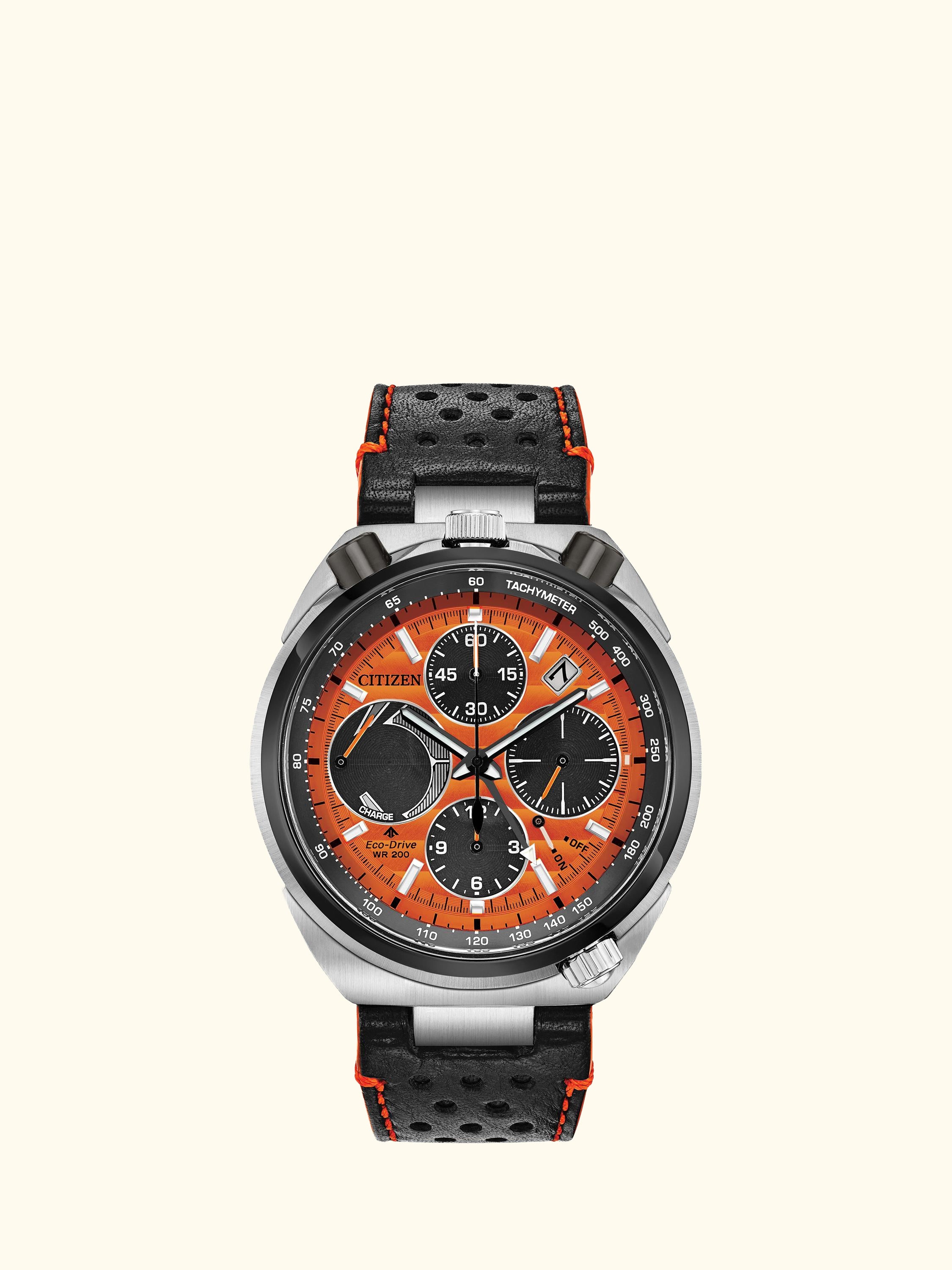AV0074-05x Men's Limited Edition Promaster Bullhead Racing Chronograph Watch, Orange