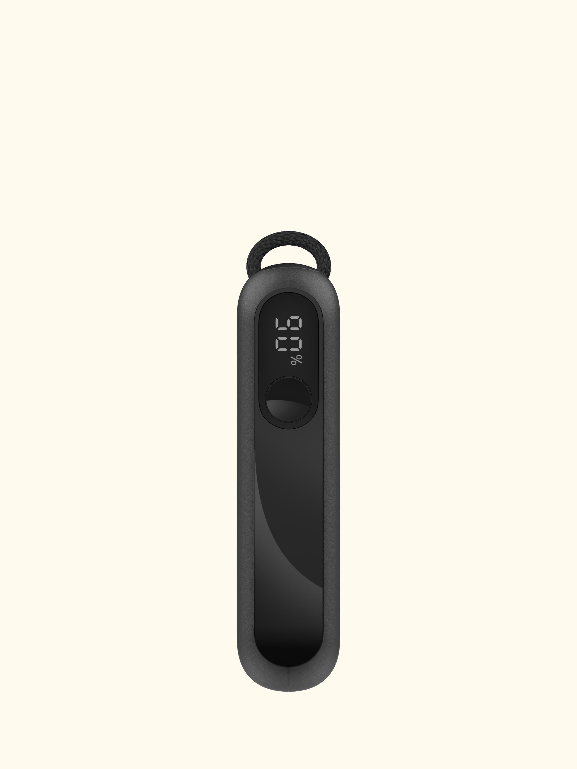 20W USB-C Portable Power Bank with Display, 10K, Black