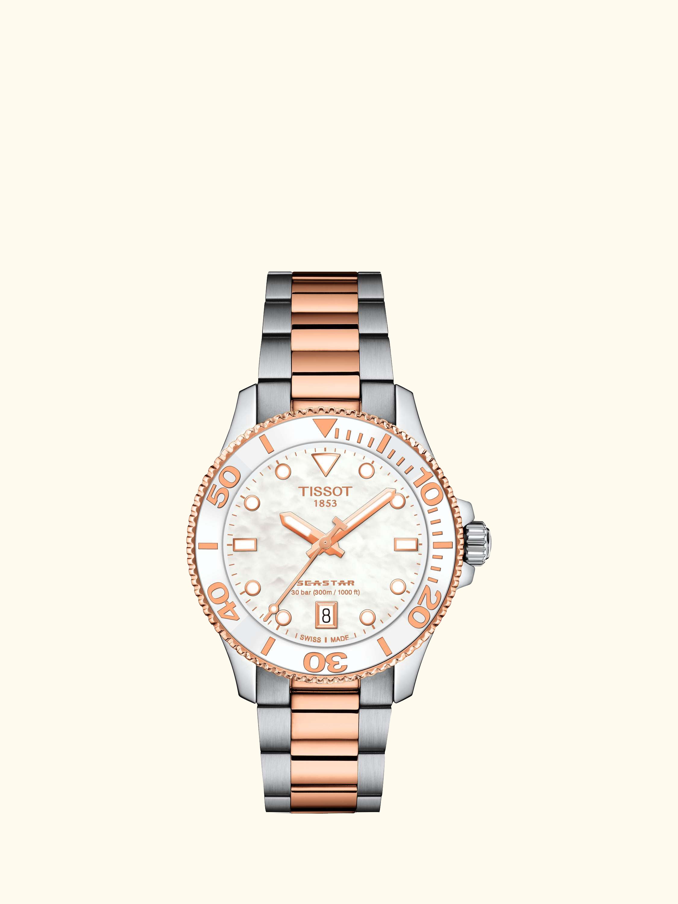 T1202102211100 Women's Seastar 1000 Quartz 36mm Bracelet Strap Watch