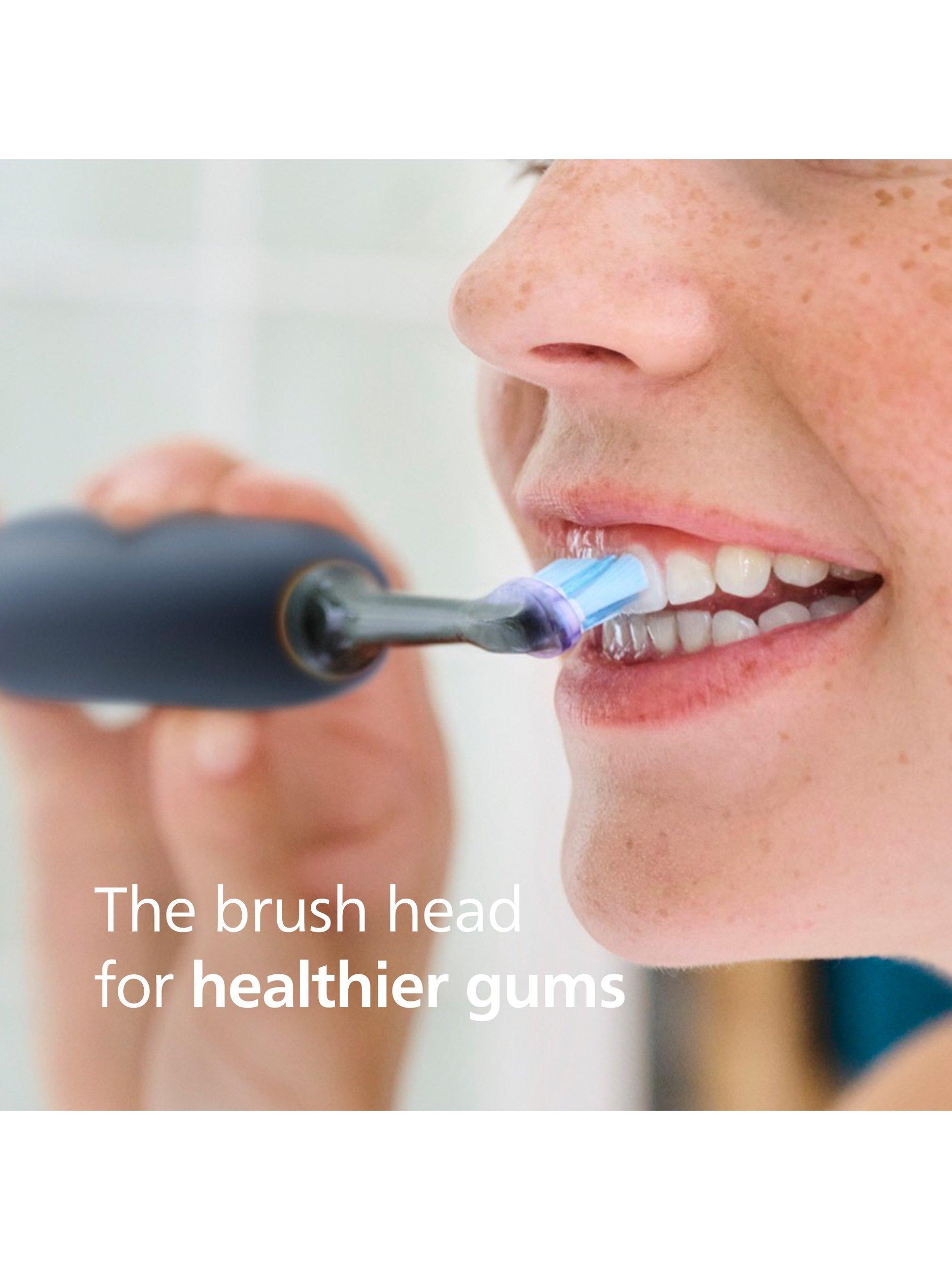Sonicare HX9055/88 G3 Premium Gum Care Genuine Replacement Toothbrush Heads, Pack of 5, Black
