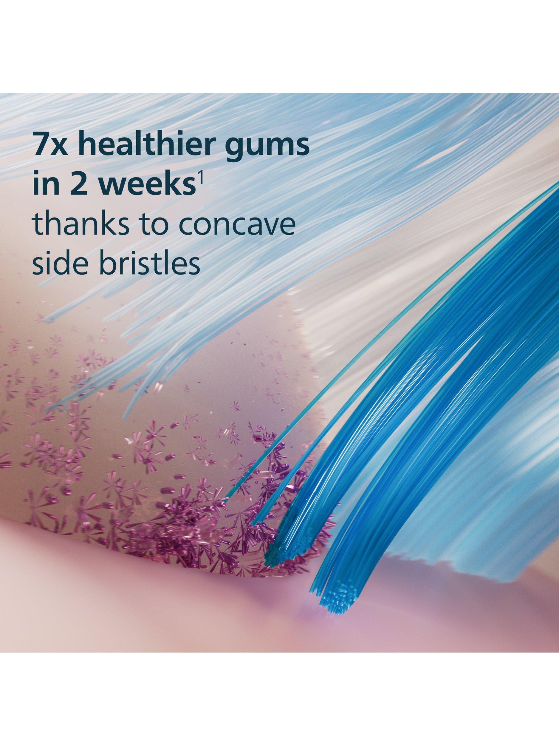 Sonicare HX9055/88 G3 Premium Gum Care Genuine Replacement Toothbrush Heads, Pack of 5, Black