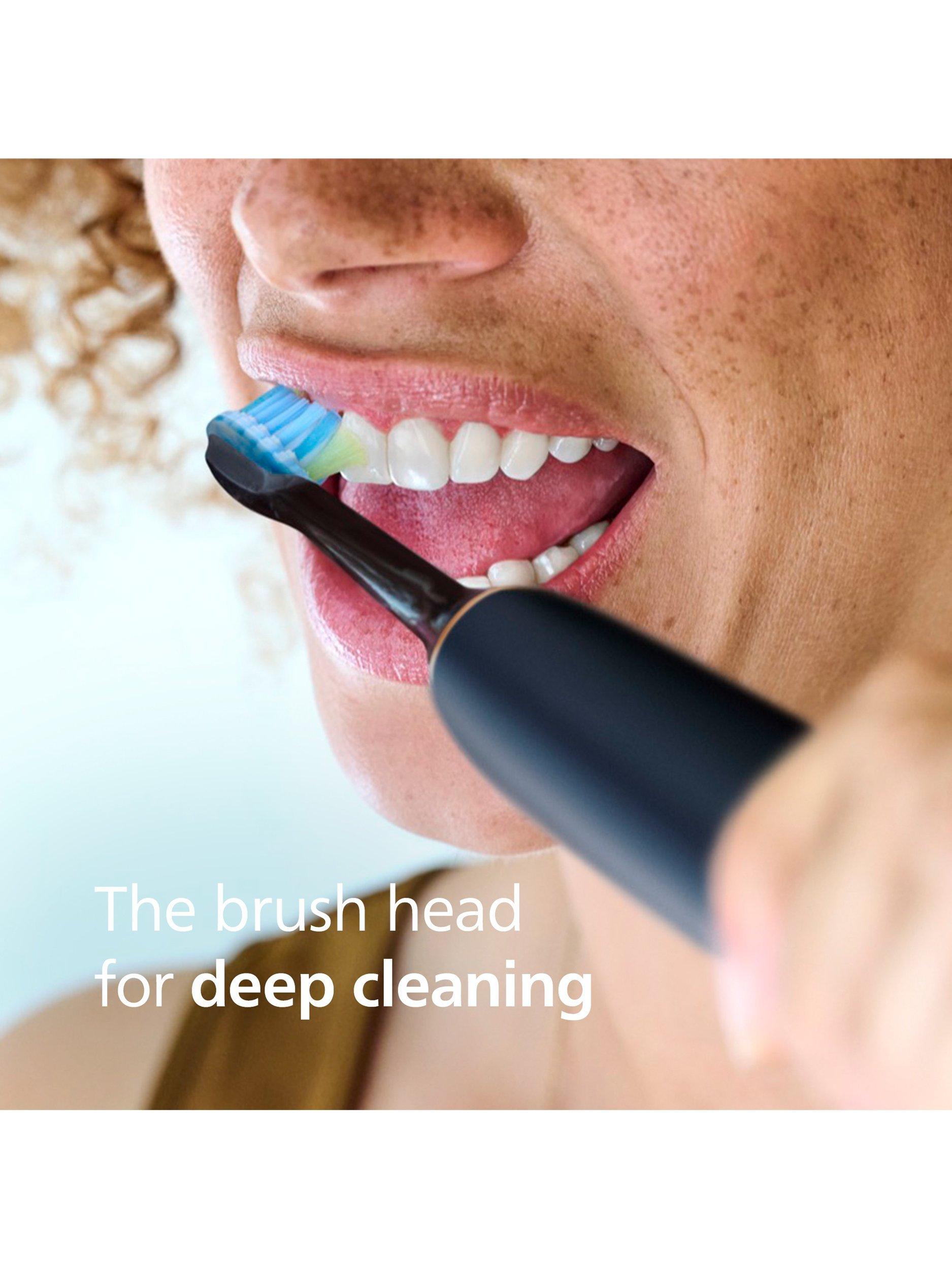Sonicare HX9045/88 C3 Premium Plaque Defence Replacement Toothbrush Heads, Pack of 5, Black