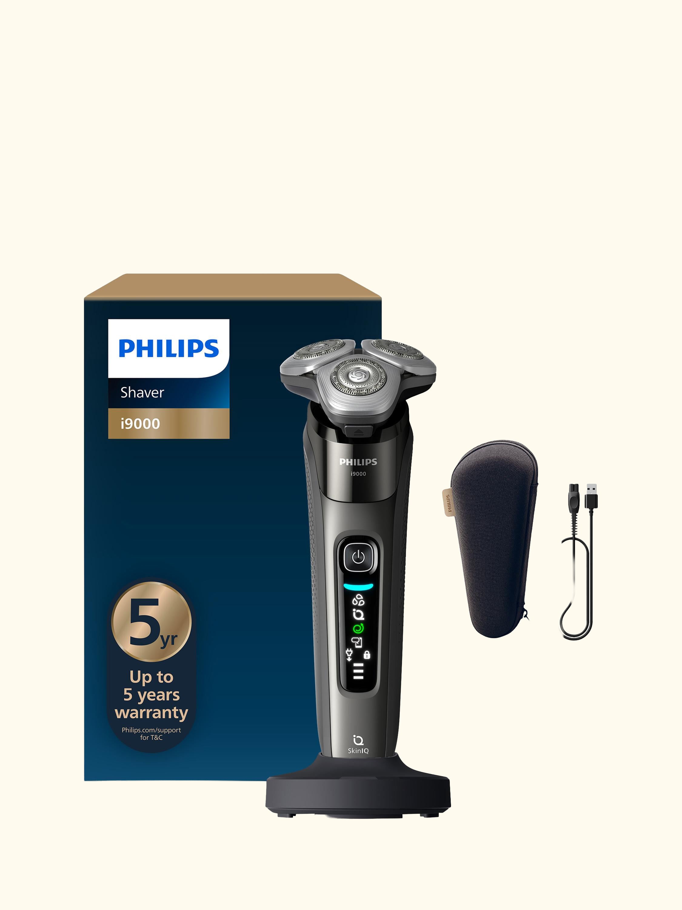 X9002/10 i9000 Wet & Dry Electric Shaver, Dark Slate