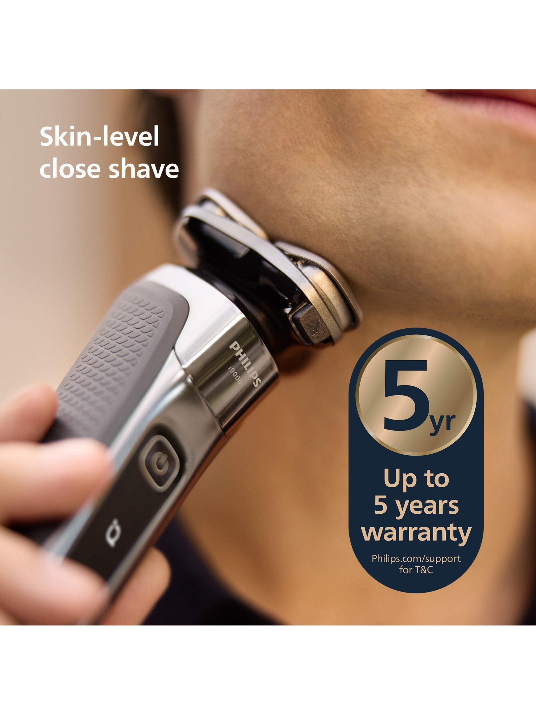 X9002/10 i9000 Wet & Dry Electric Shaver, Dark Slate