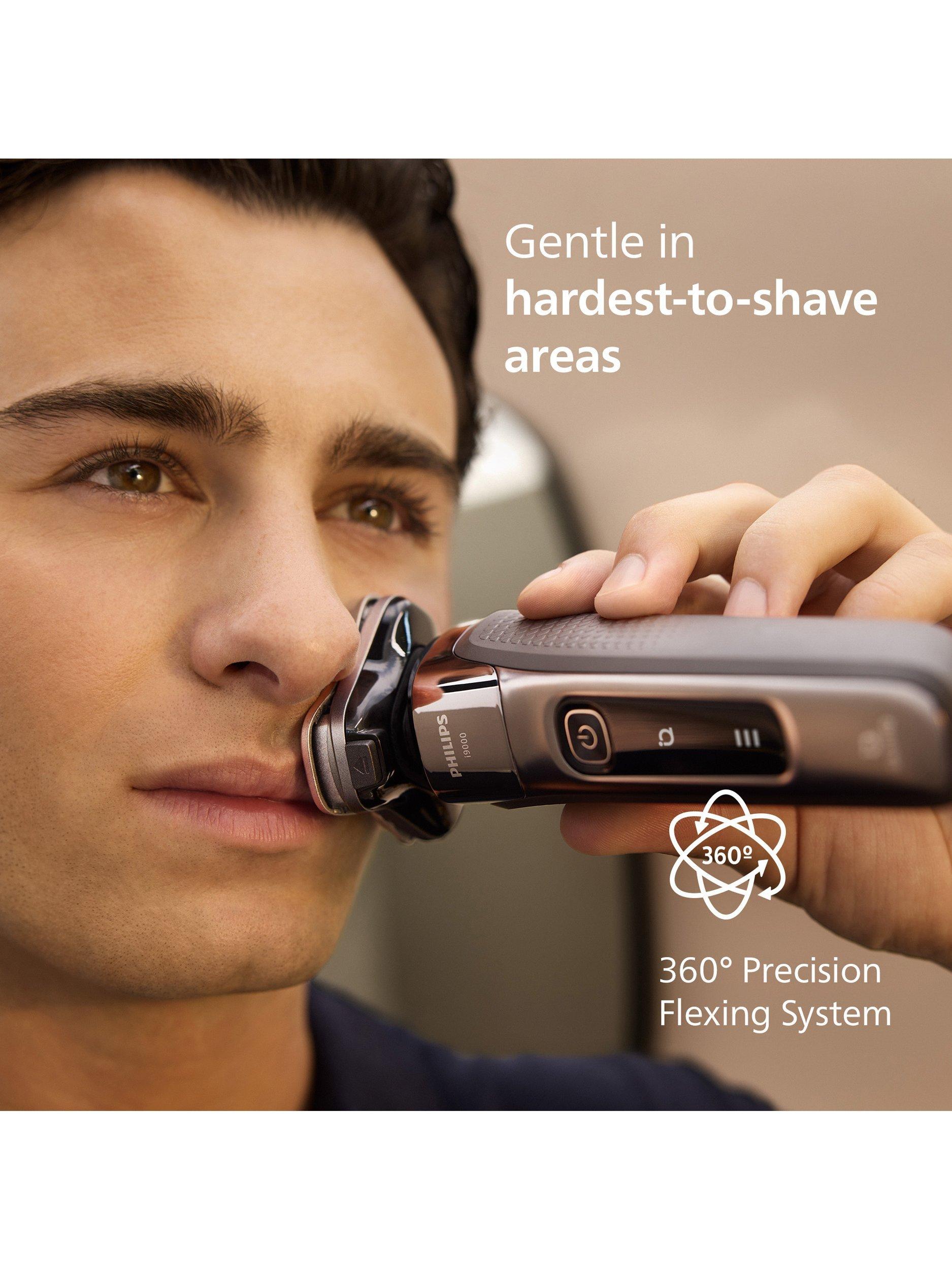 X9002/10 i9000 Wet & Dry Electric Shaver, Dark Slate