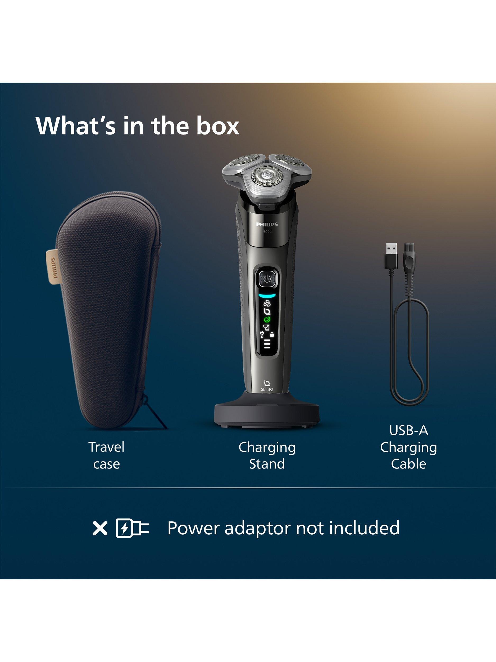 X9002/10 i9000 Wet & Dry Electric Shaver, Dark Slate