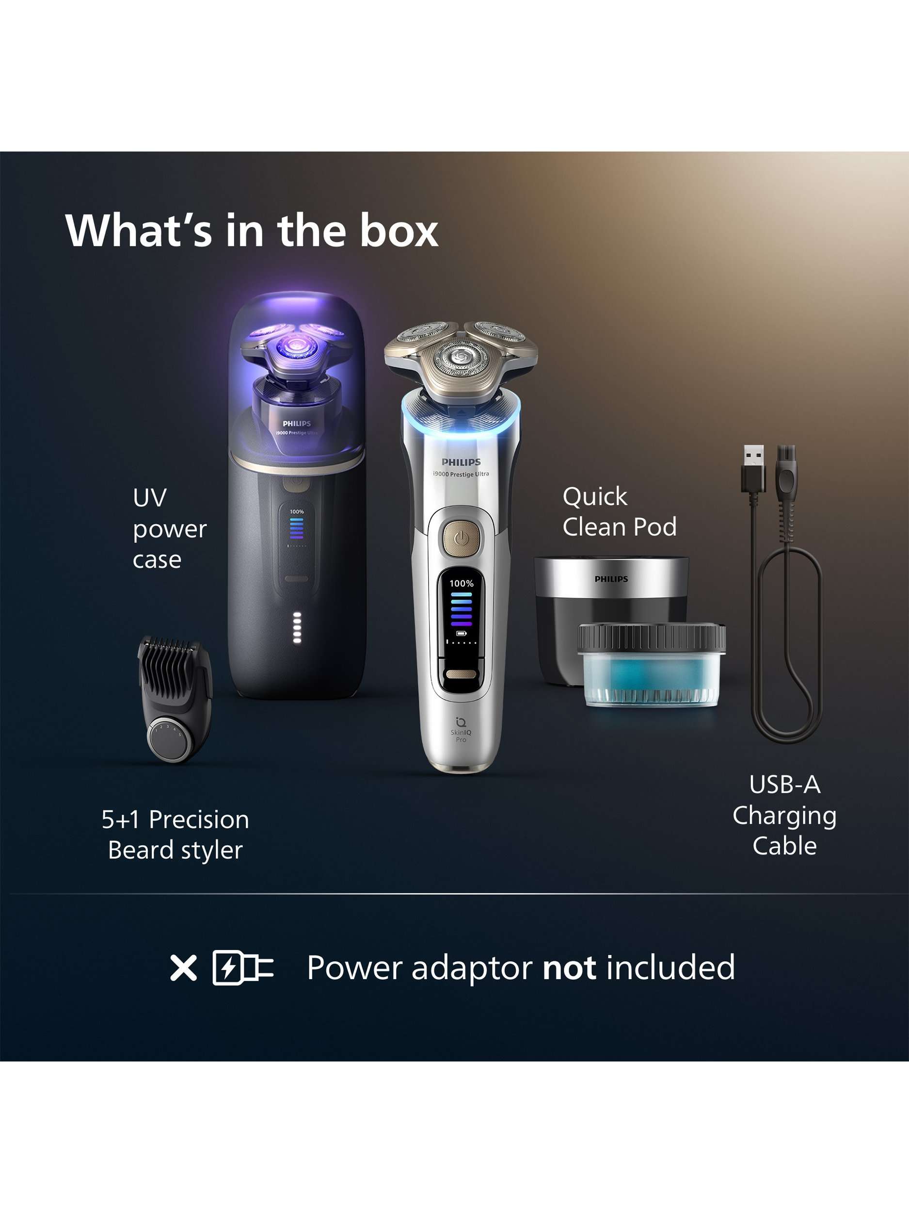 XP9404/46 i9000 Prestige Ultra Shaver, Chrome