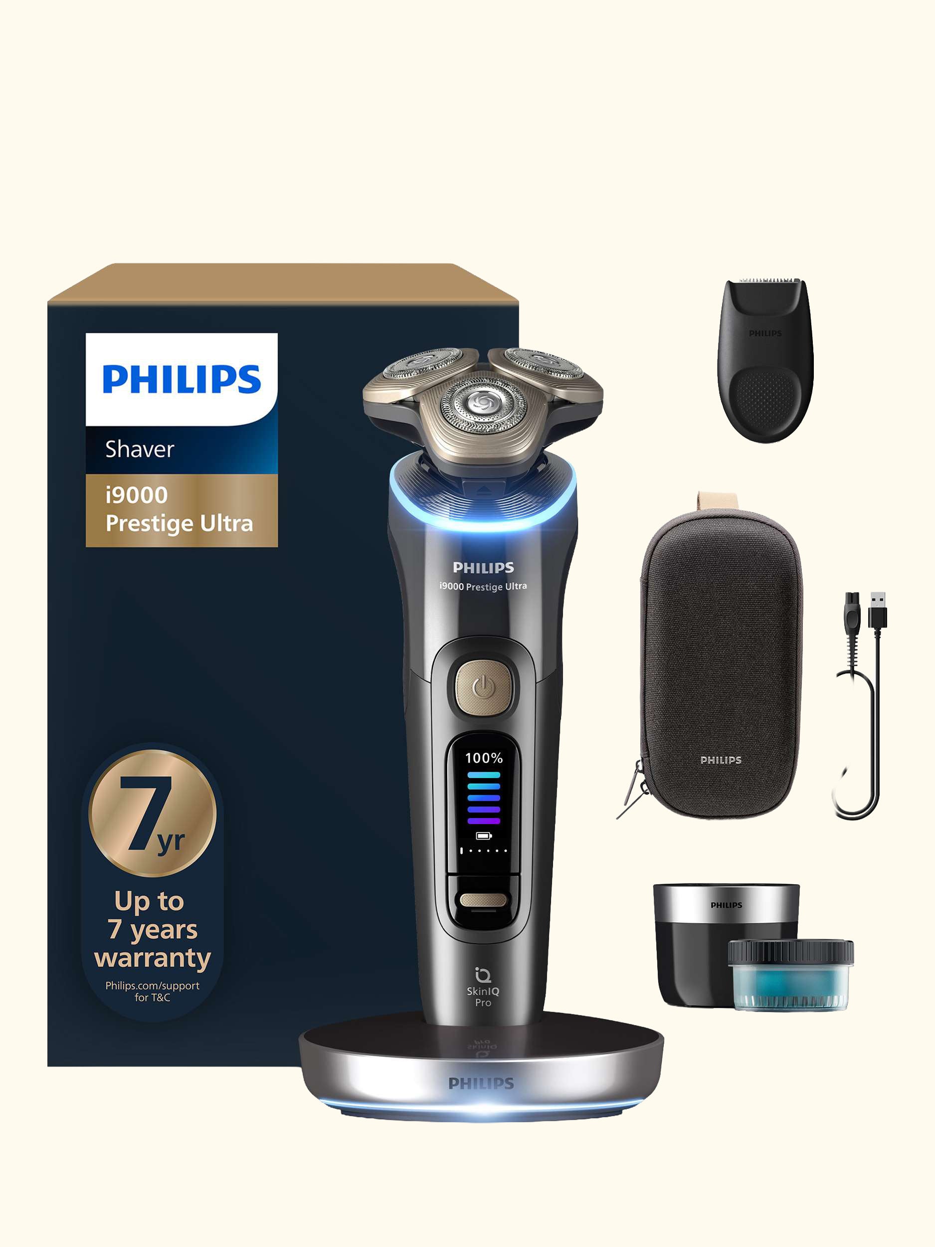 XP9402/31 i9000 Prestige Ultra Wet & Dry Electric Shave, Dark Slate