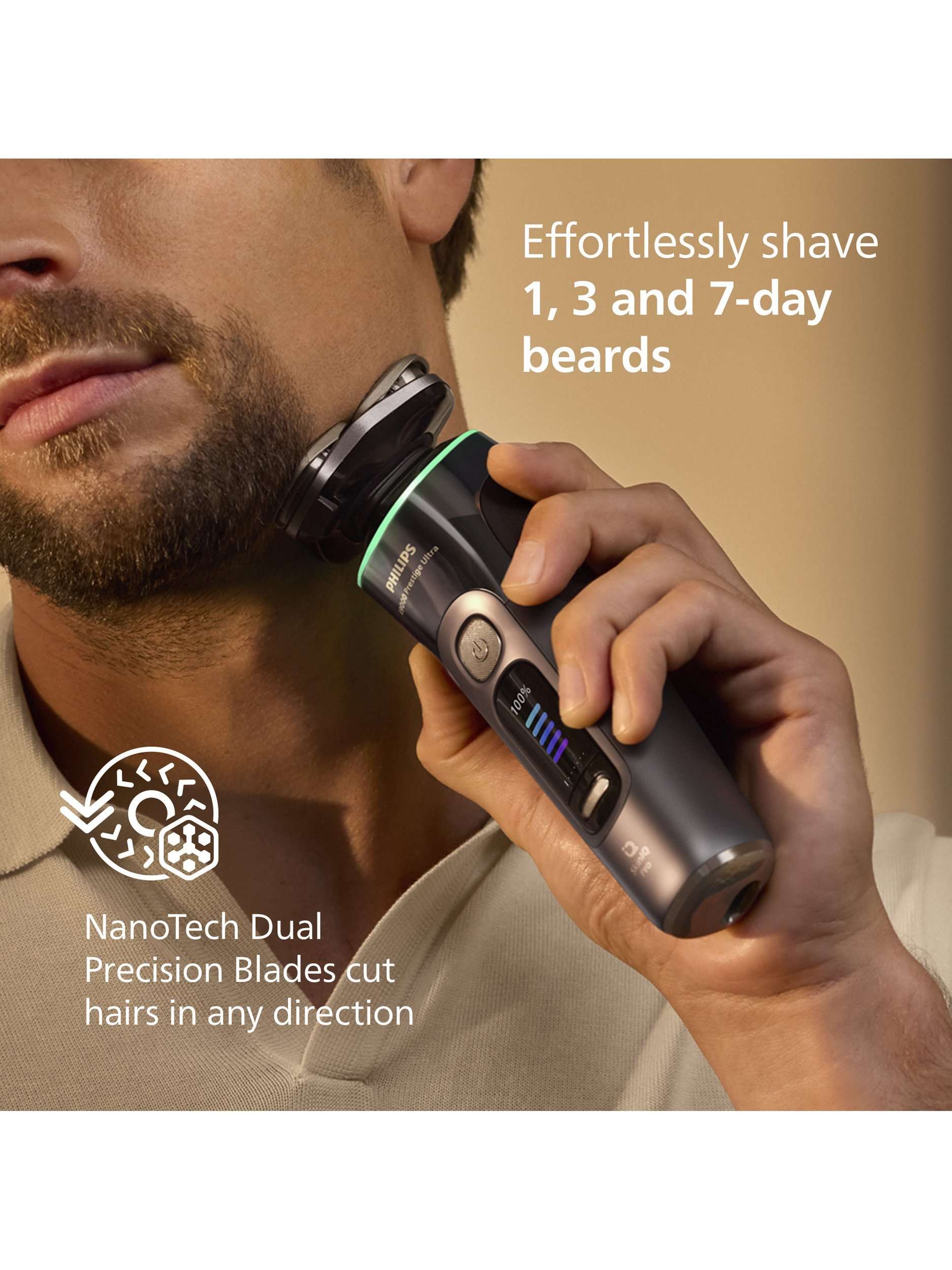 XP9402/31 i9000 Prestige Ultra Wet & Dry Electric Shave, Dark Slate