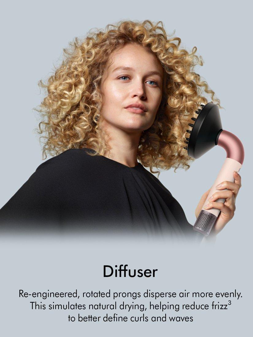 Supersonic r™ Curly+Coily Hair Dryer, Ceramic Pink