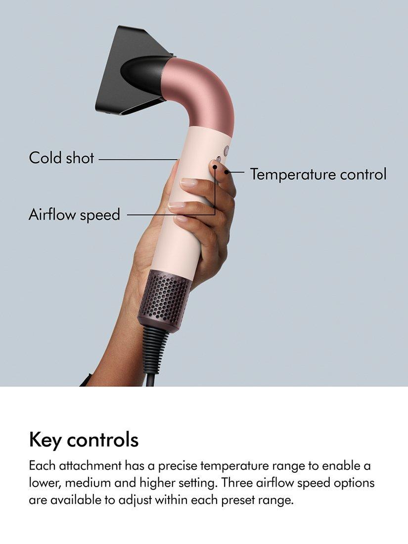 Supersonic r™ Straight+Wavy Hair Dryer, Ceramic Pink