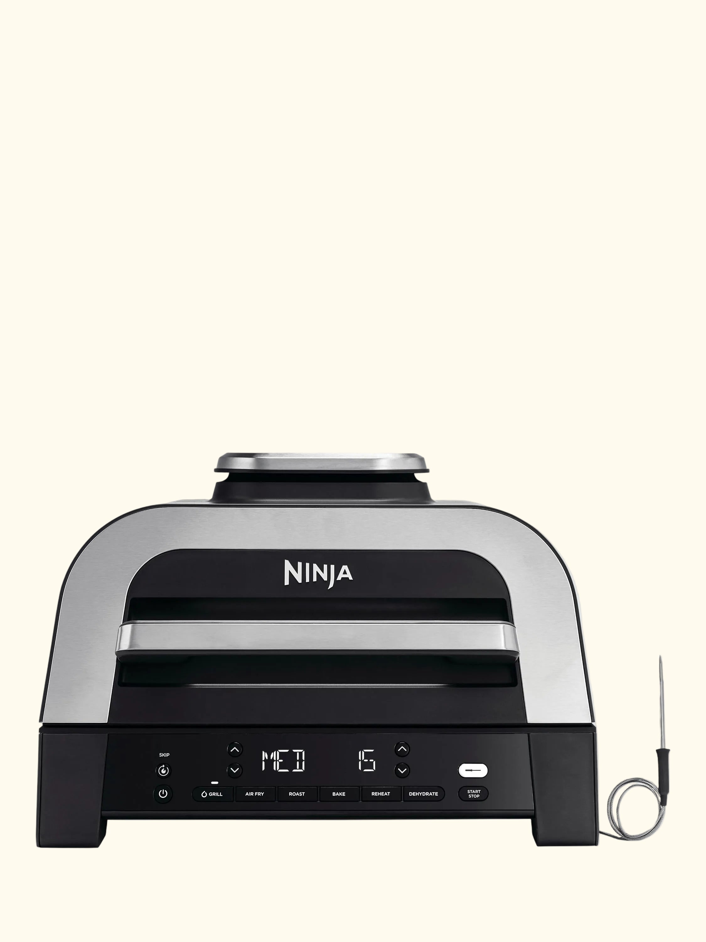 DG551UK 6-in-1 MAX Grill & Air Fryer, Grey/Silver
