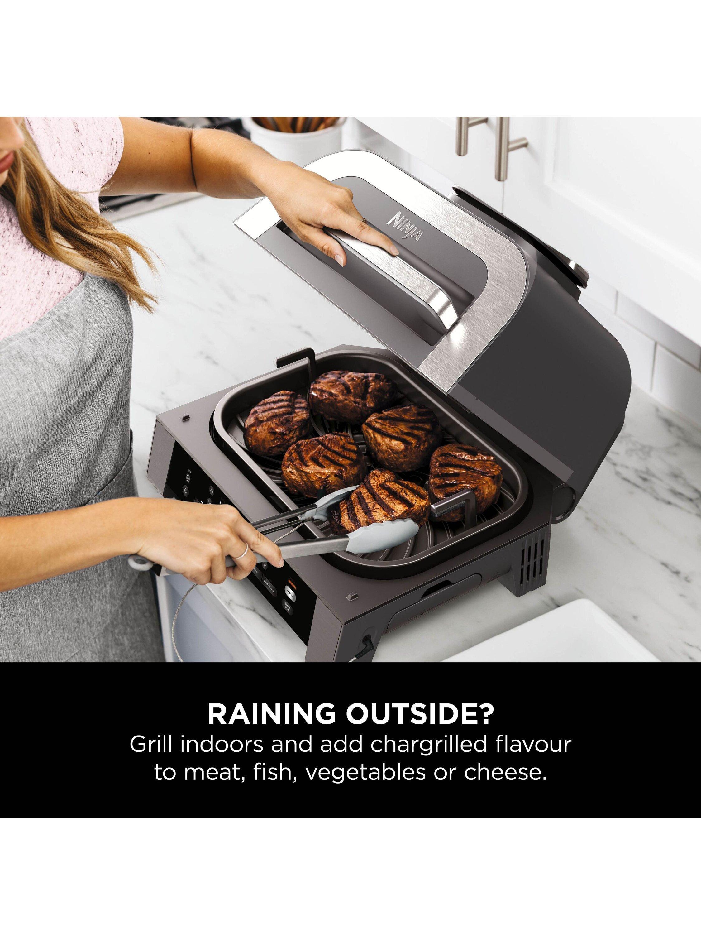 DG551UK 6-in-1 MAX Grill & Air Fryer, Grey/Silver