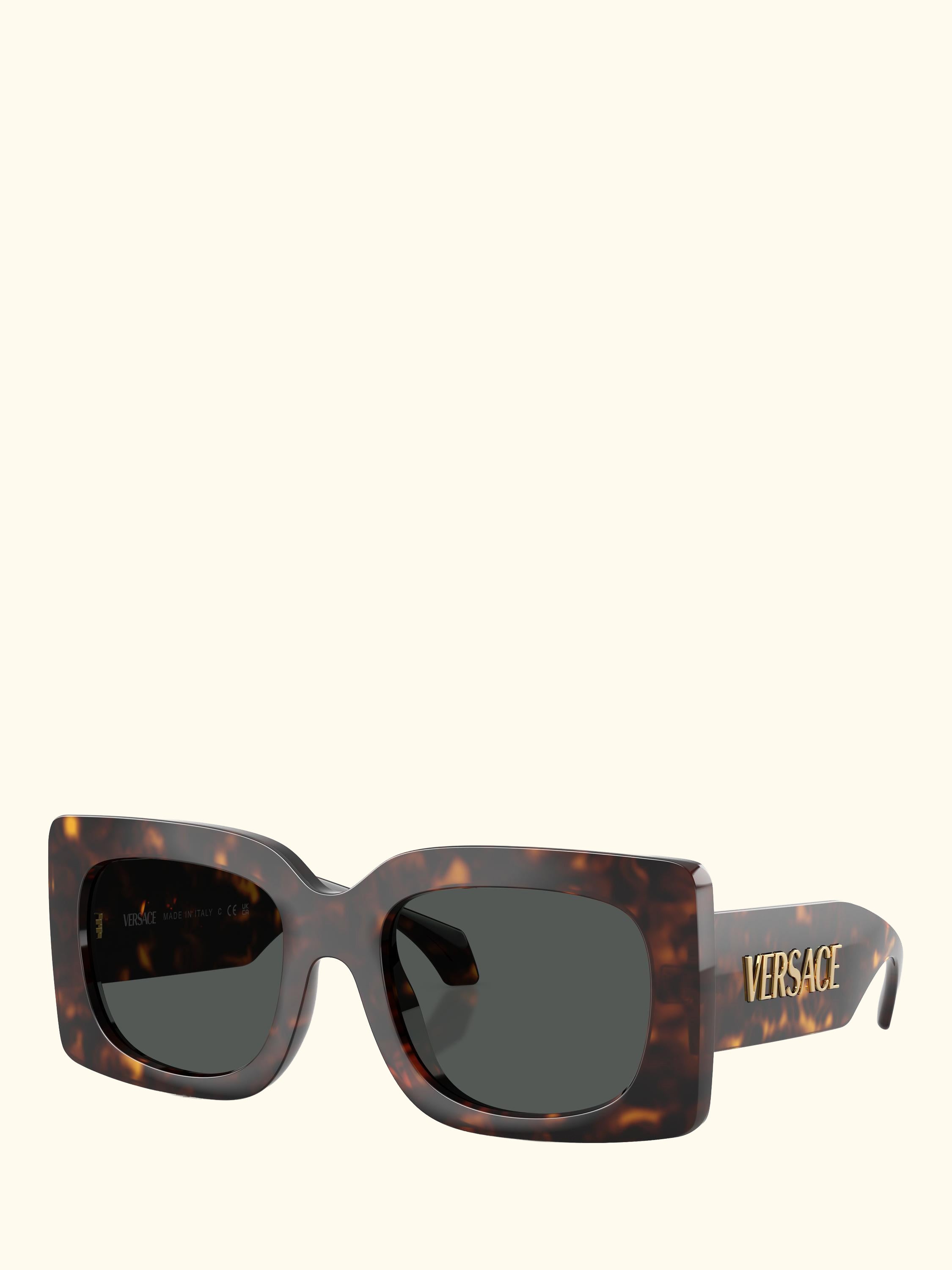 VE4496U Women's Signature Square Sunglasses, Tortoise/Grey