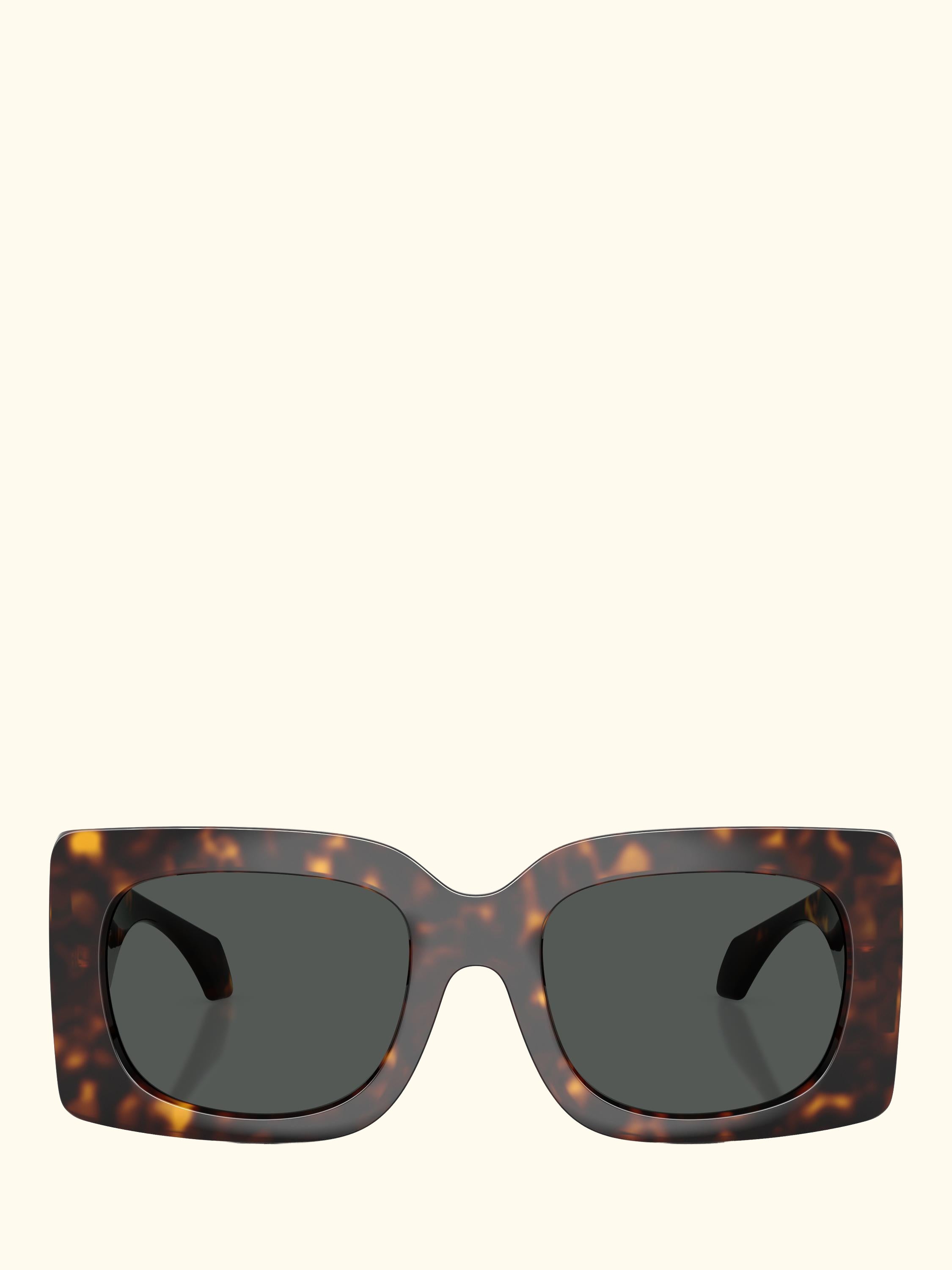 VE4496U Women's Signature Square Sunglasses, Tortoise/Grey