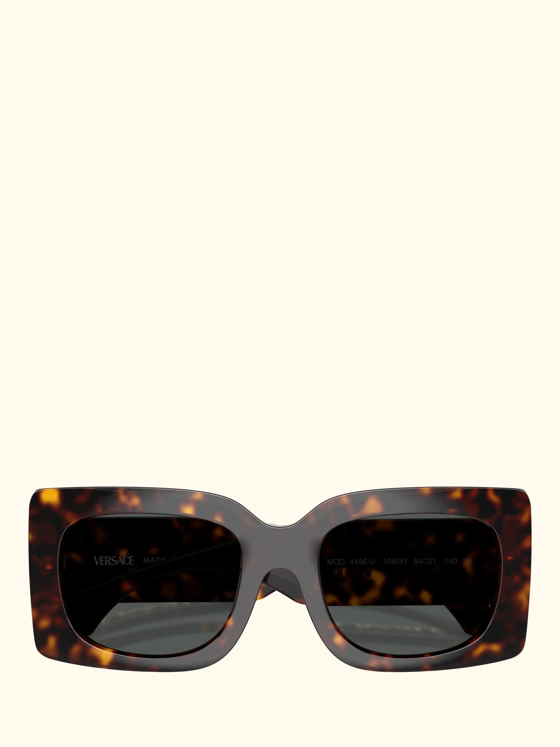 VE4496U Women's Signature Square Sunglasses, Tortoise/Grey