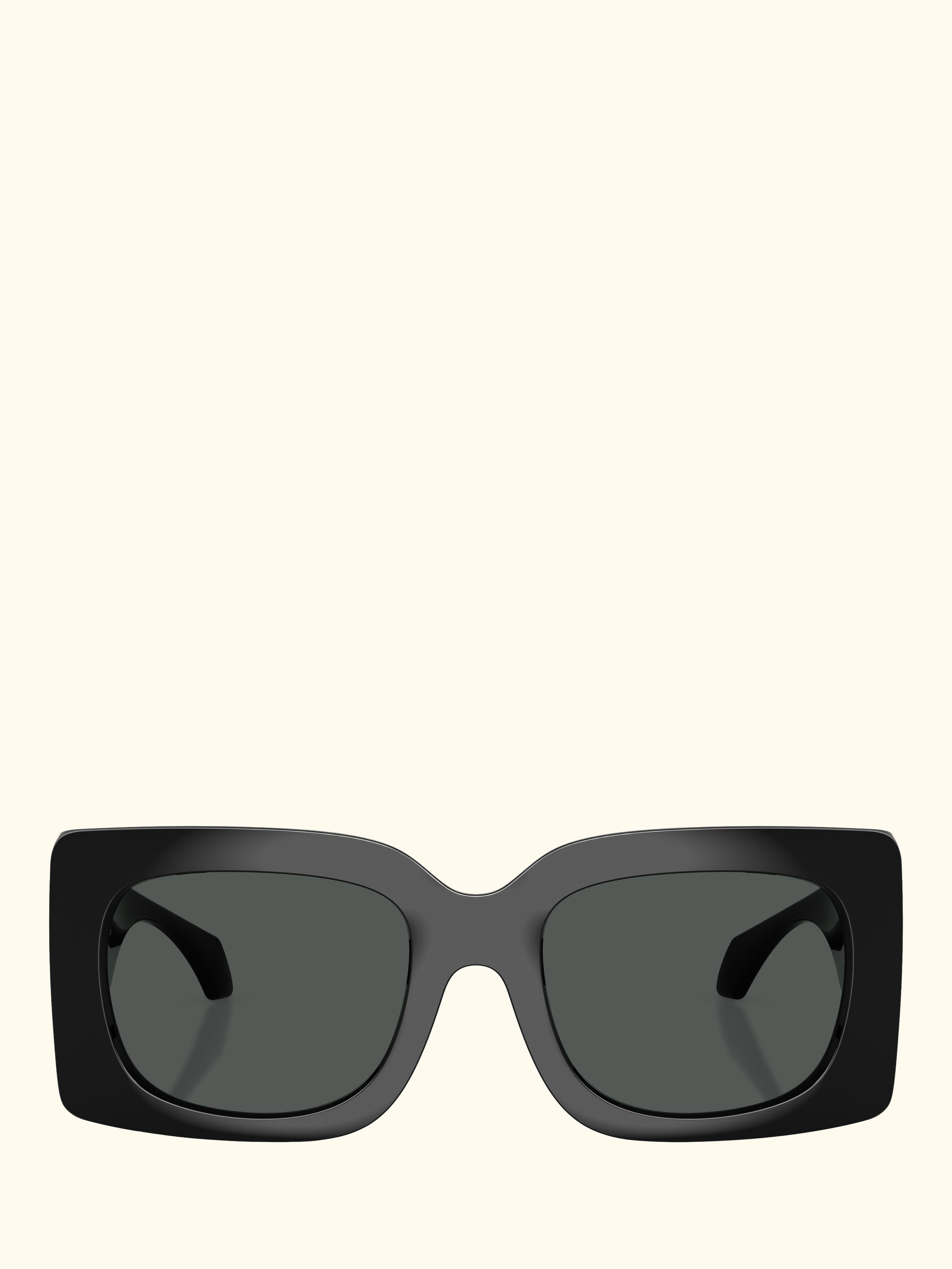VE4496 Women's Square Sunglasses, Black/Grey