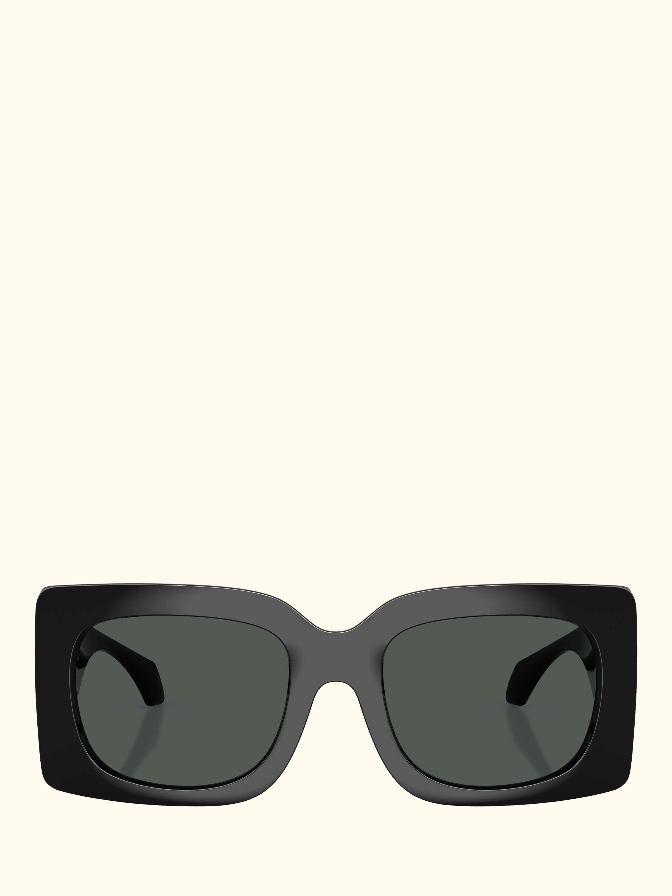 VE4496 Women's Square Sunglasses, Black/Grey