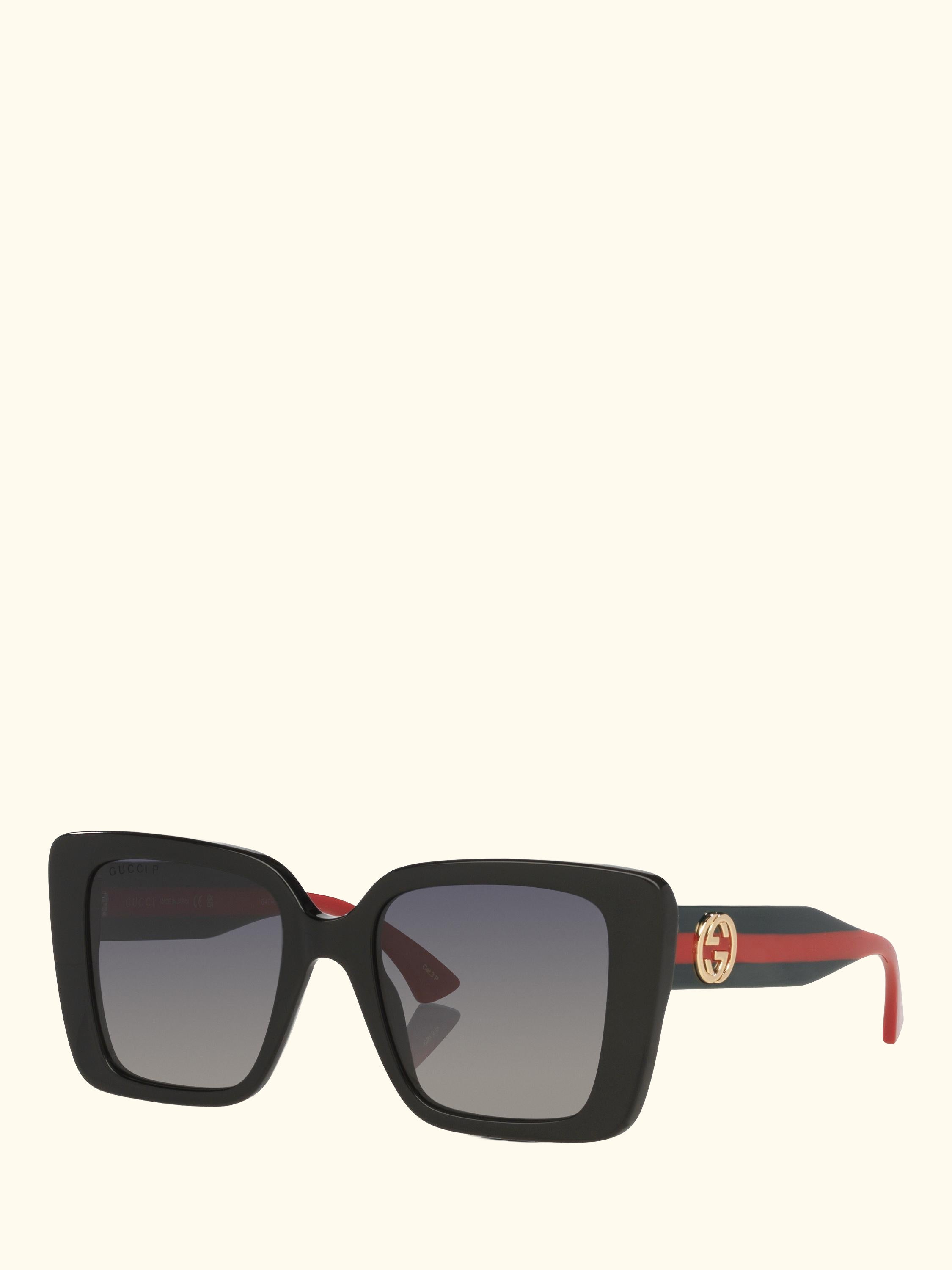 GC002405 Women's Square Sunglasses, Black