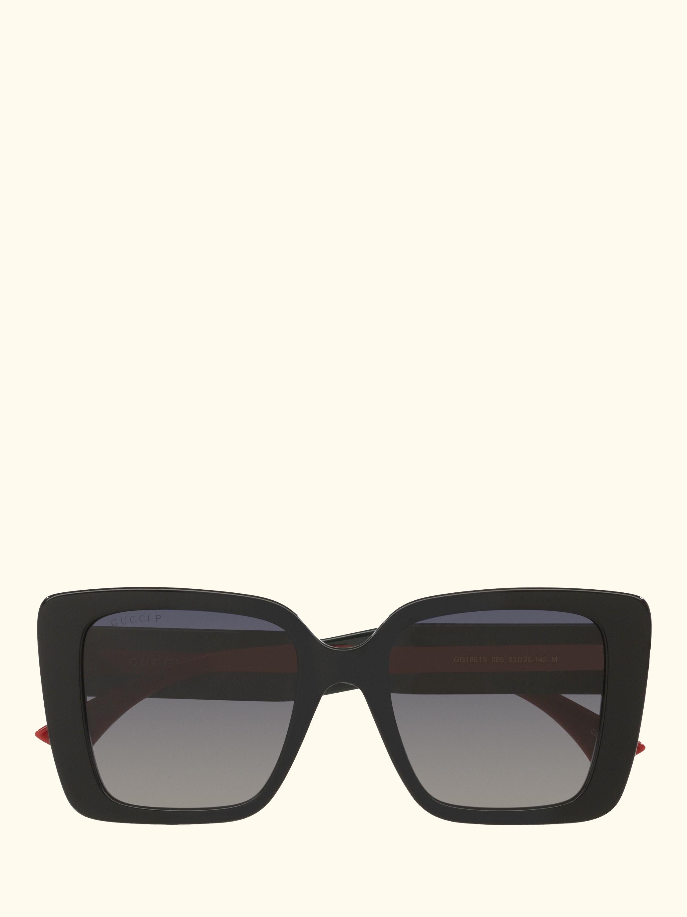 GC002405 Women's Square Sunglasses, Black