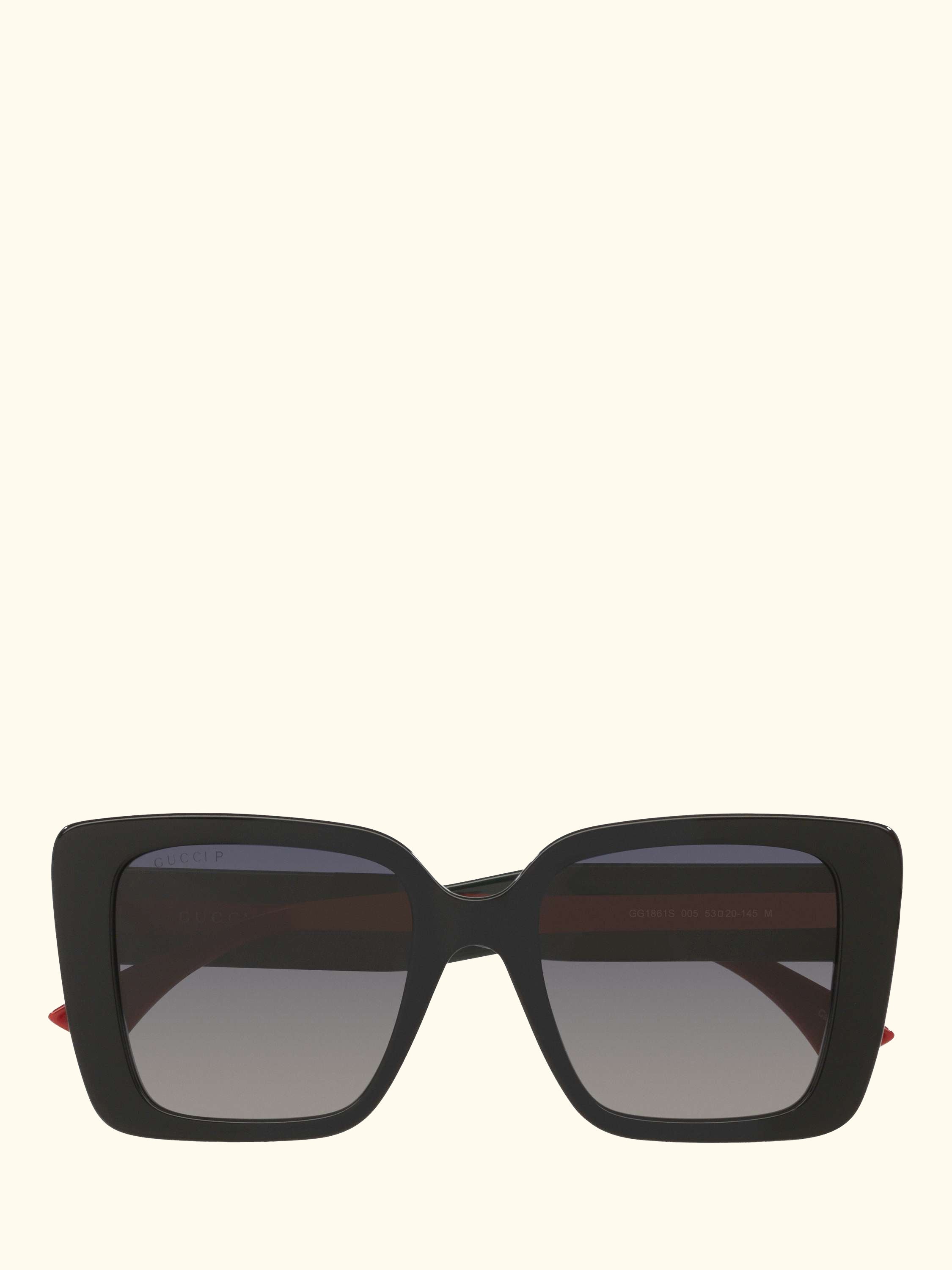 GC002405 Women's Square Sunglasses, Black