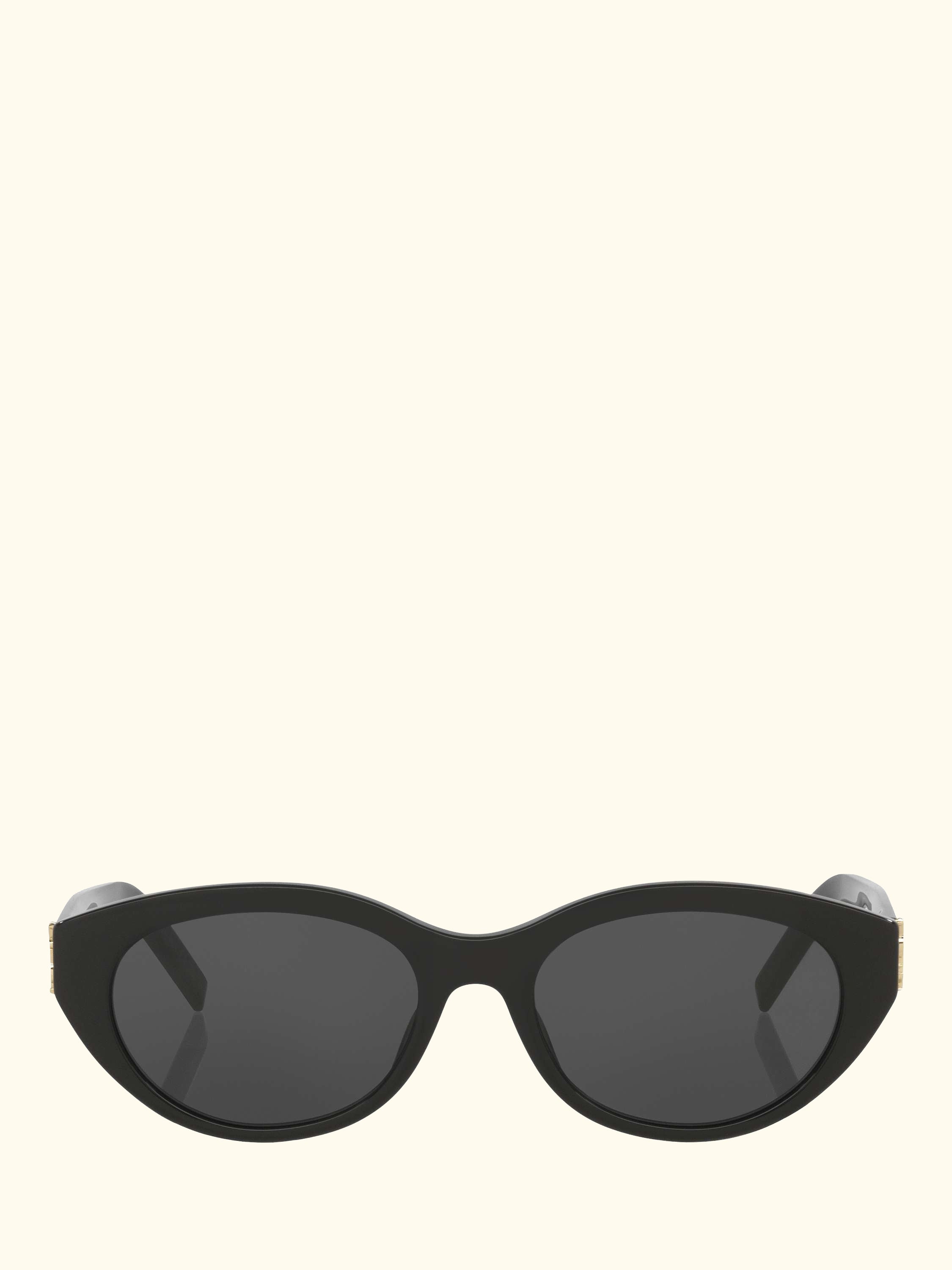YS000698 Women's Oval Sunglasses, Black
