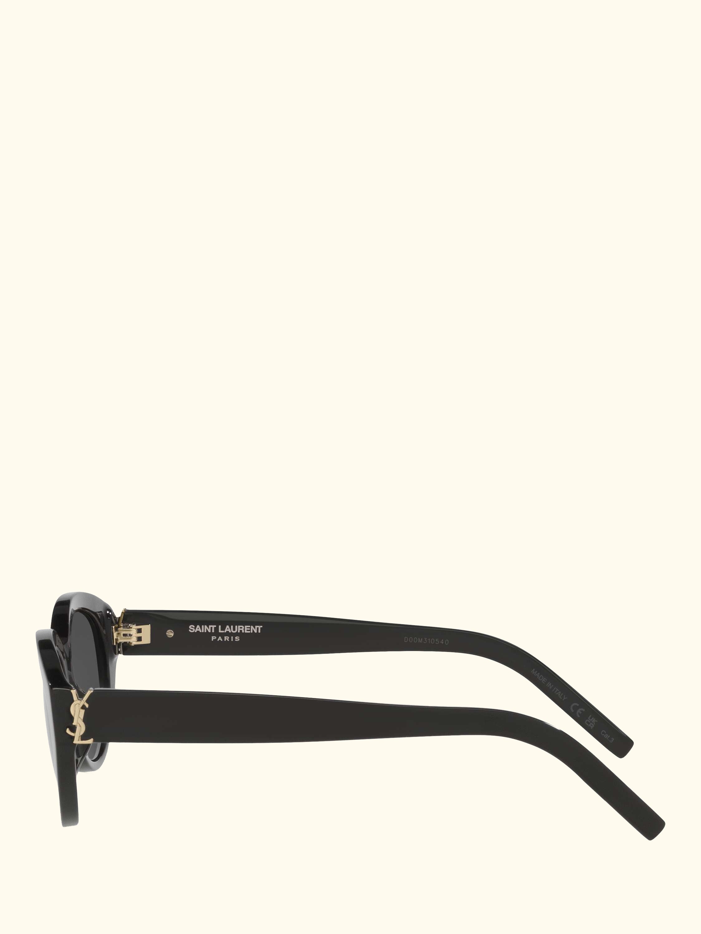 YS000698 Women's Oval Sunglasses, Black