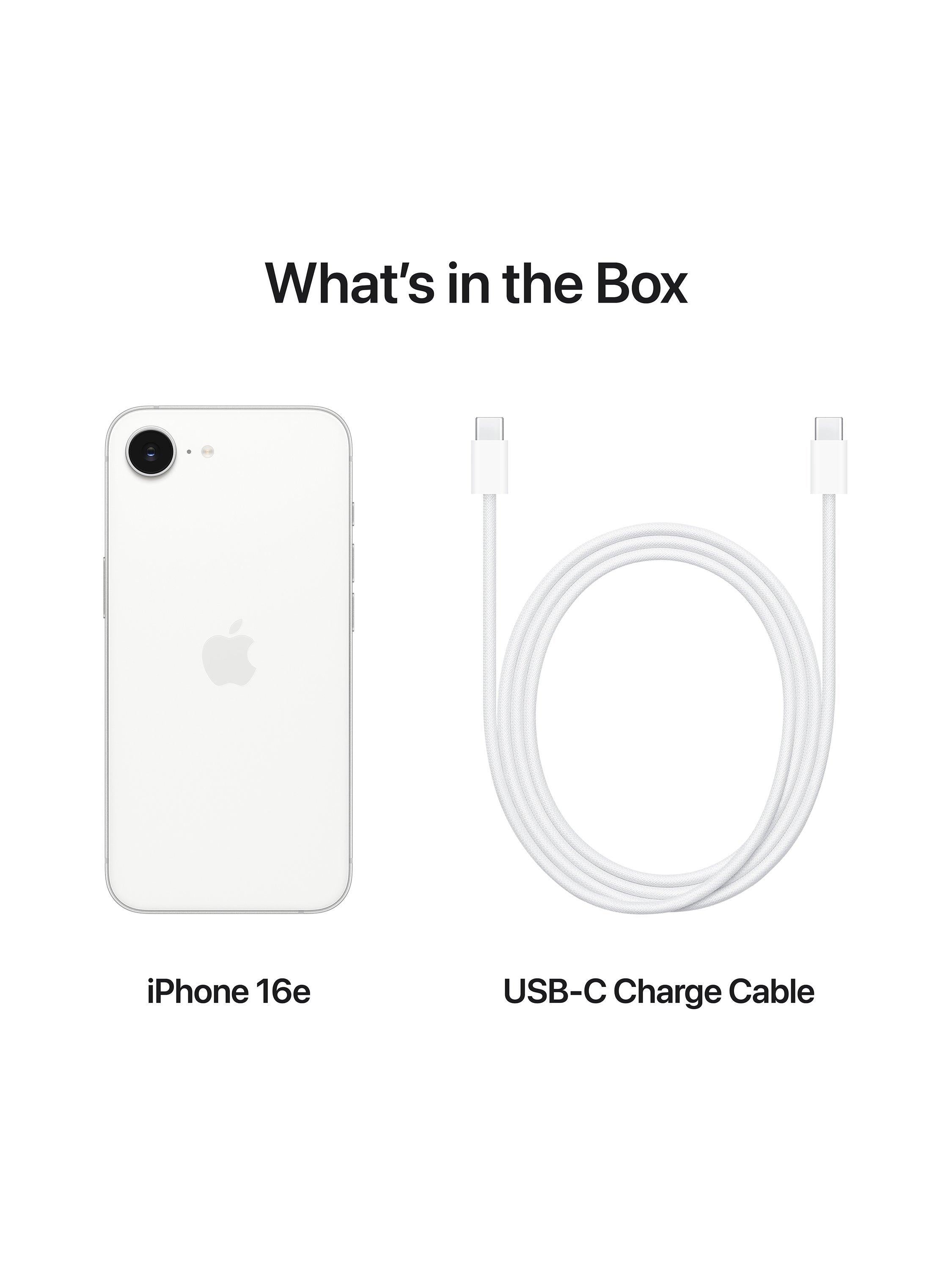 iPhone 16e, iOS, 6.1", 5G, SIM Free, 128GB