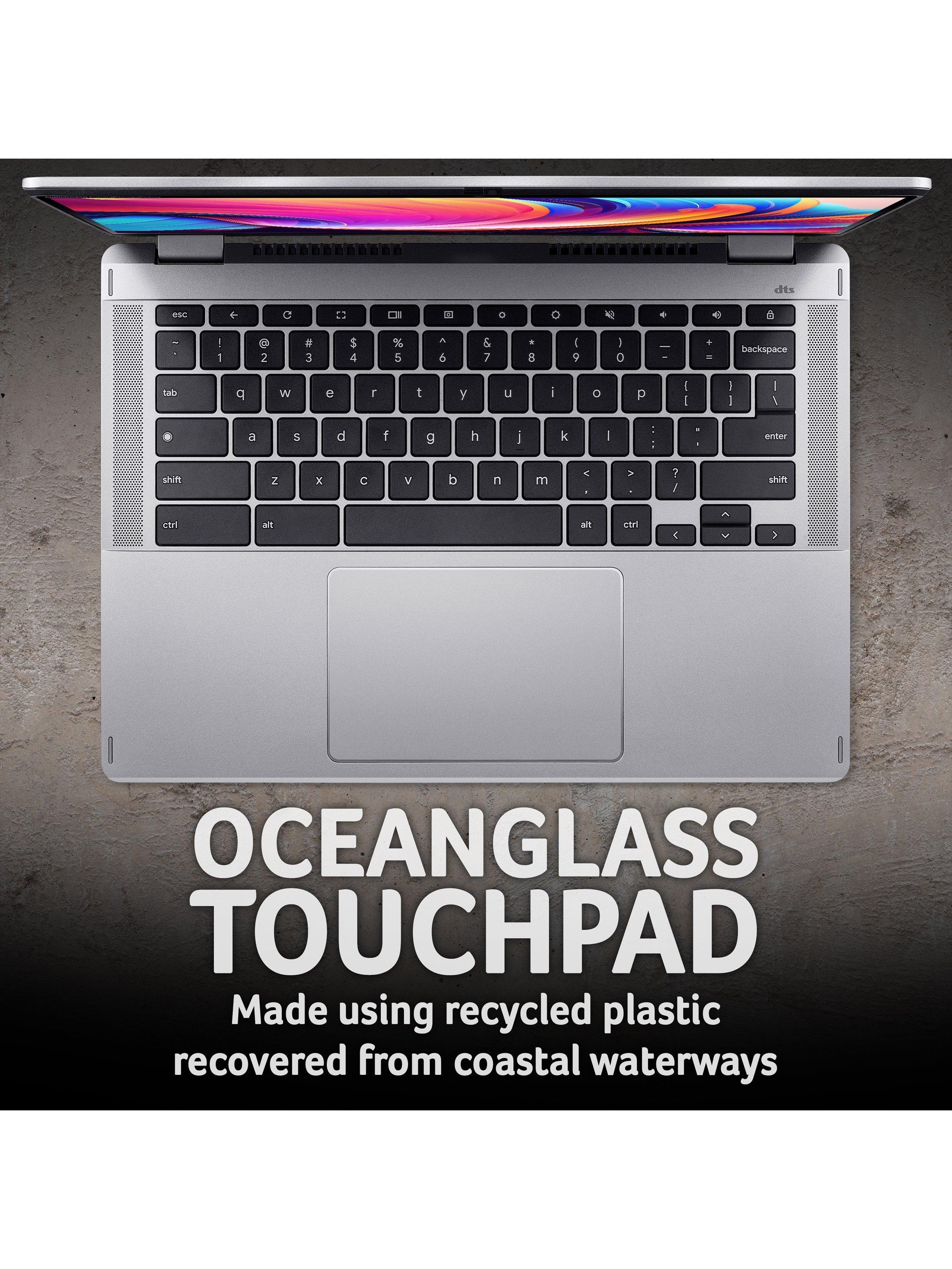 Spin 314 Chromebook, Intel N100 Processor, 4GB RAM, 128GB eMMC, 14” WUXGA Touchscreen, Silver