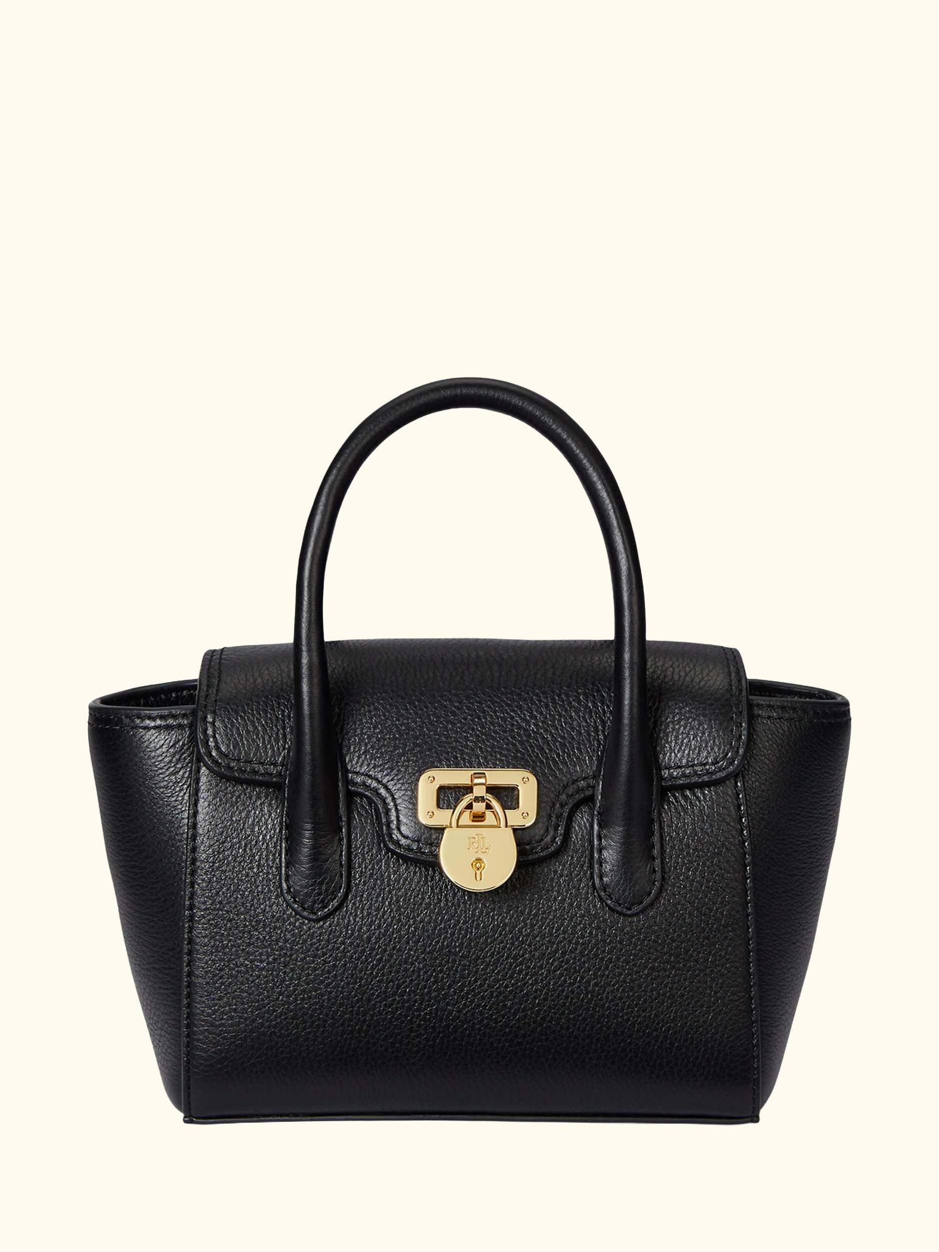 Lauren Ralph Lauren Small Leather Satchel Bag
