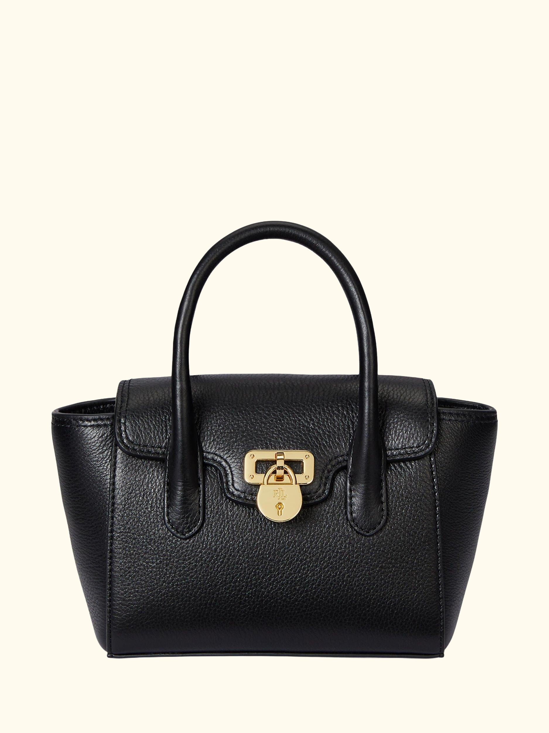 Lauren Ralph Lauren Small Leather Satchel Bag