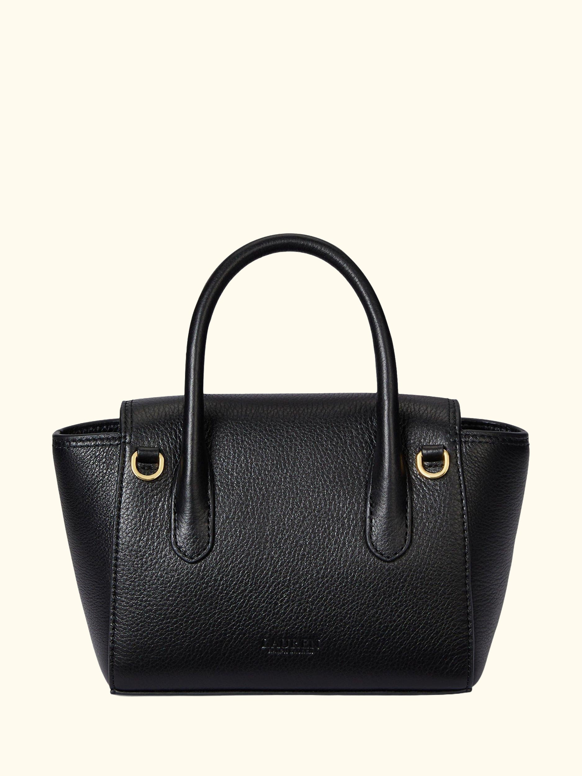 Lauren Ralph Lauren Small Leather Satchel Bag