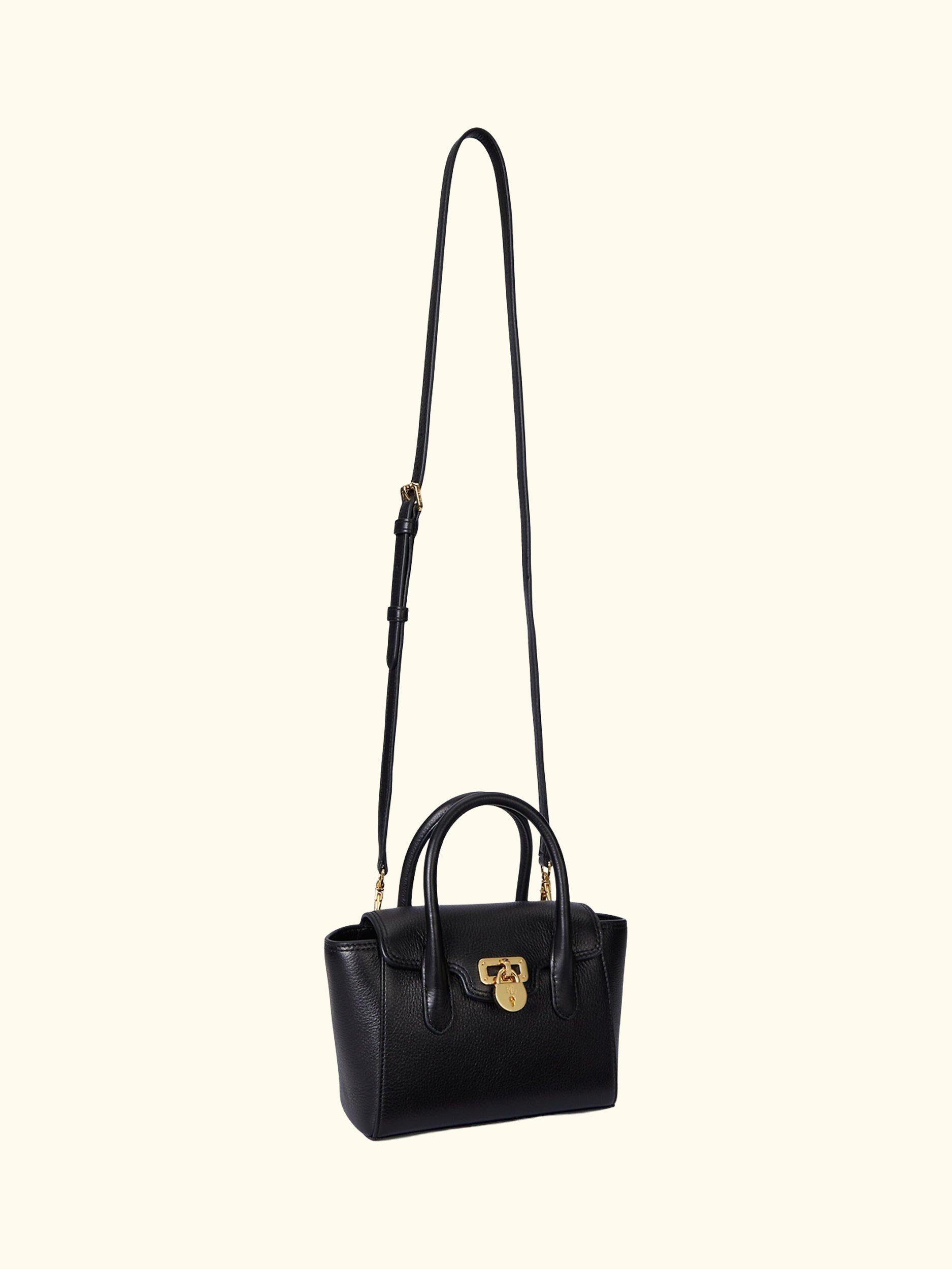 Lauren Ralph Lauren Small Leather Satchel Bag