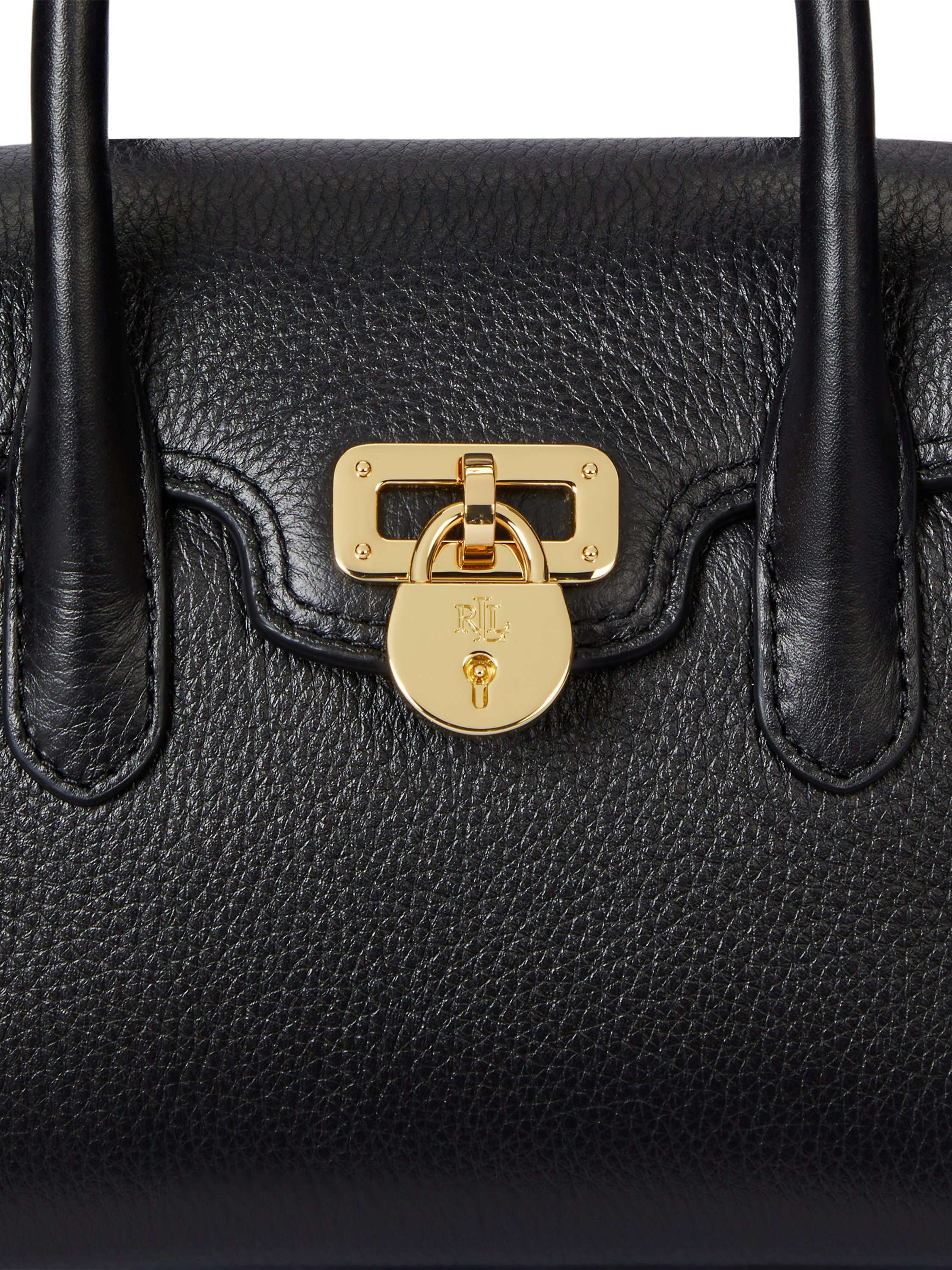 Lauren Ralph Lauren Small Leather Satchel Bag