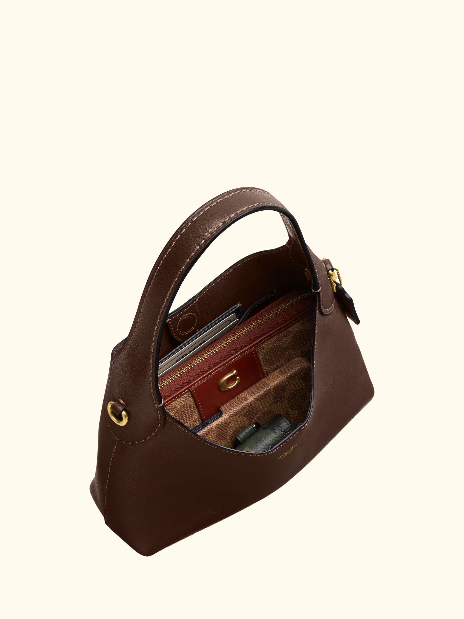 Brooklyn 23 Leather Hobo Shoulder Bag