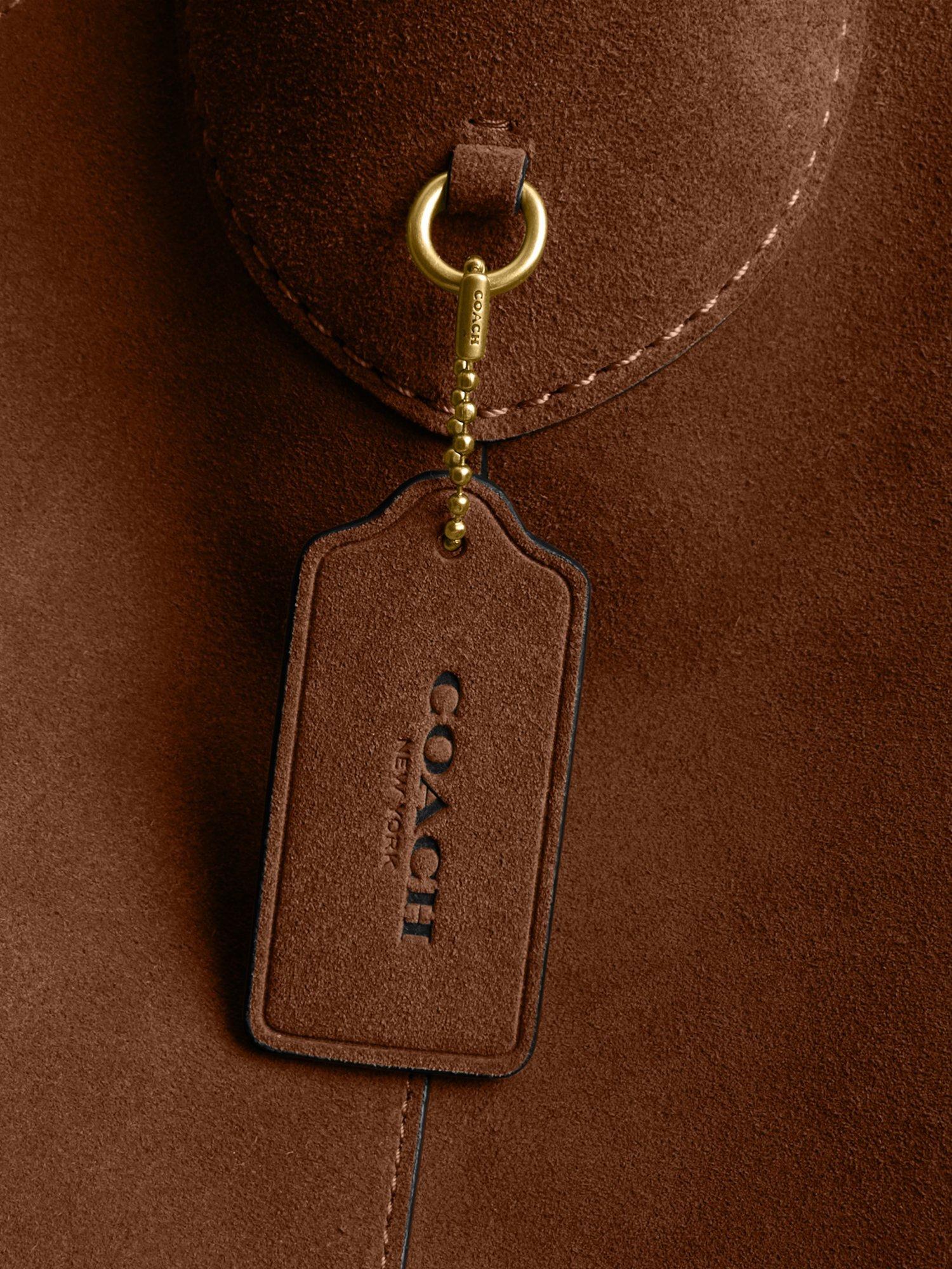 Brooklyn Suede Hobo 39 Bag, Brown