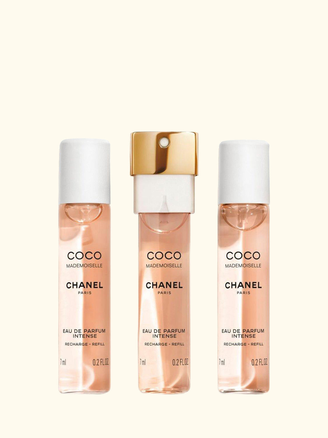 Coco Mademoiselle Eau de Parfum Intense Twist and Spray Refill, 3 x 7ml