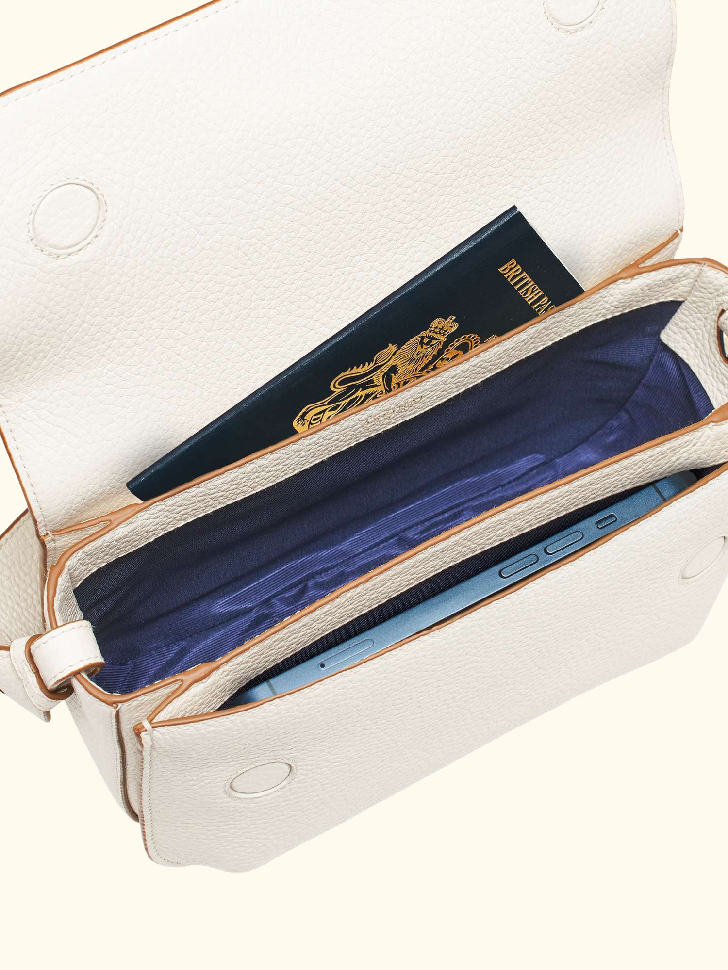Ella Grande Leather Cross Body Bag