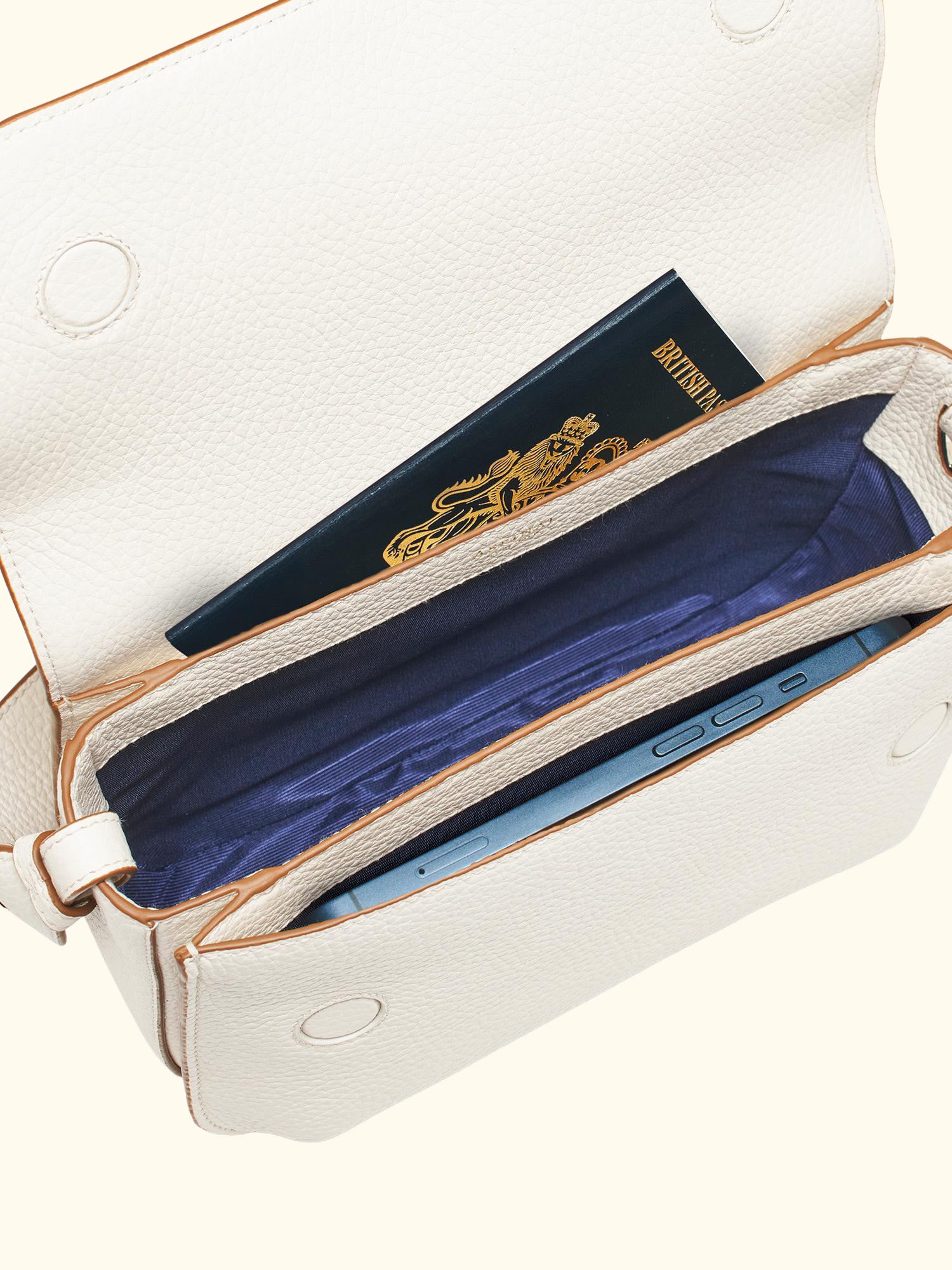 Ella Grande Leather Cross Body Bag