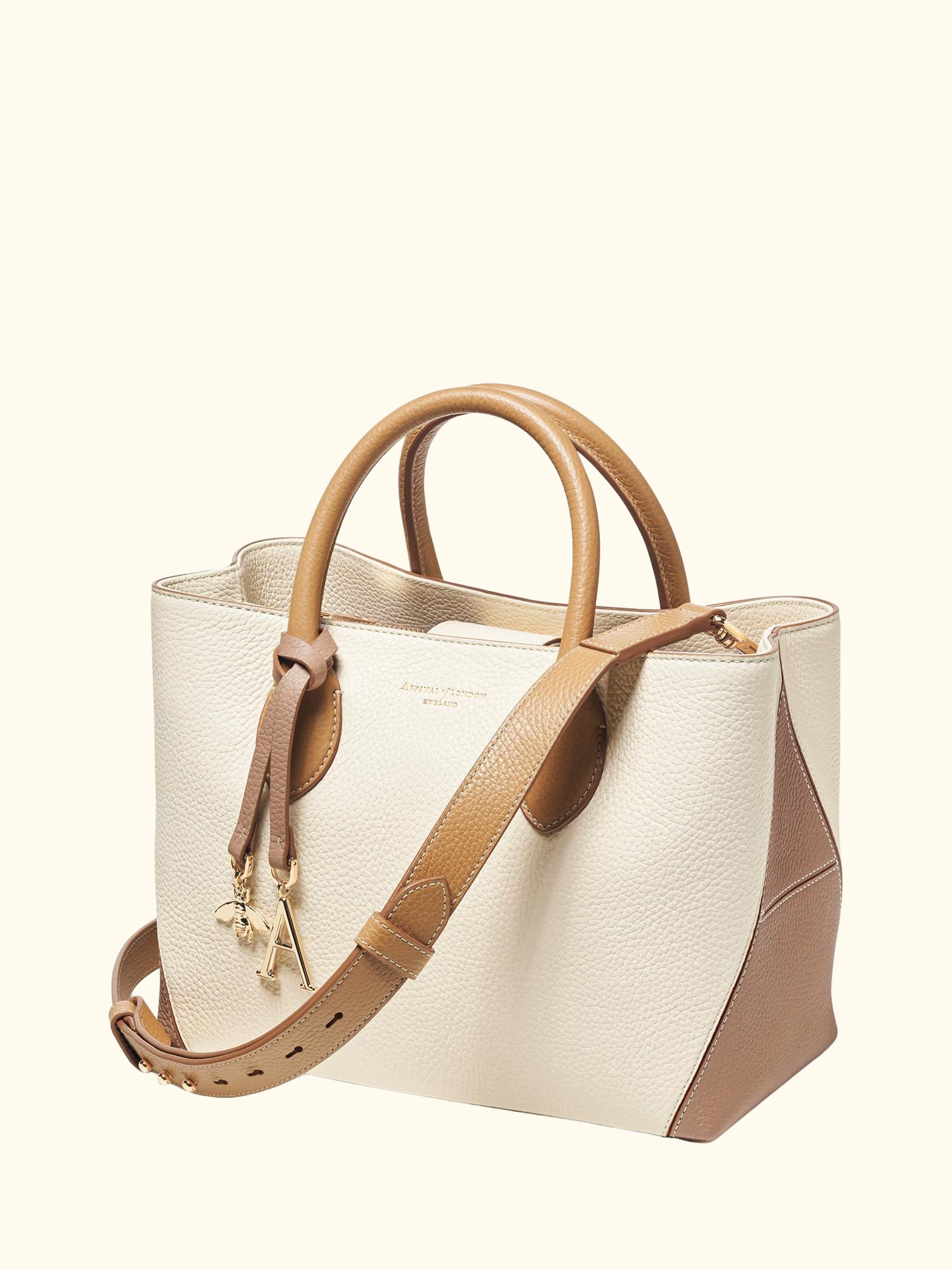 Midi London Smooth Leather Tote Bag