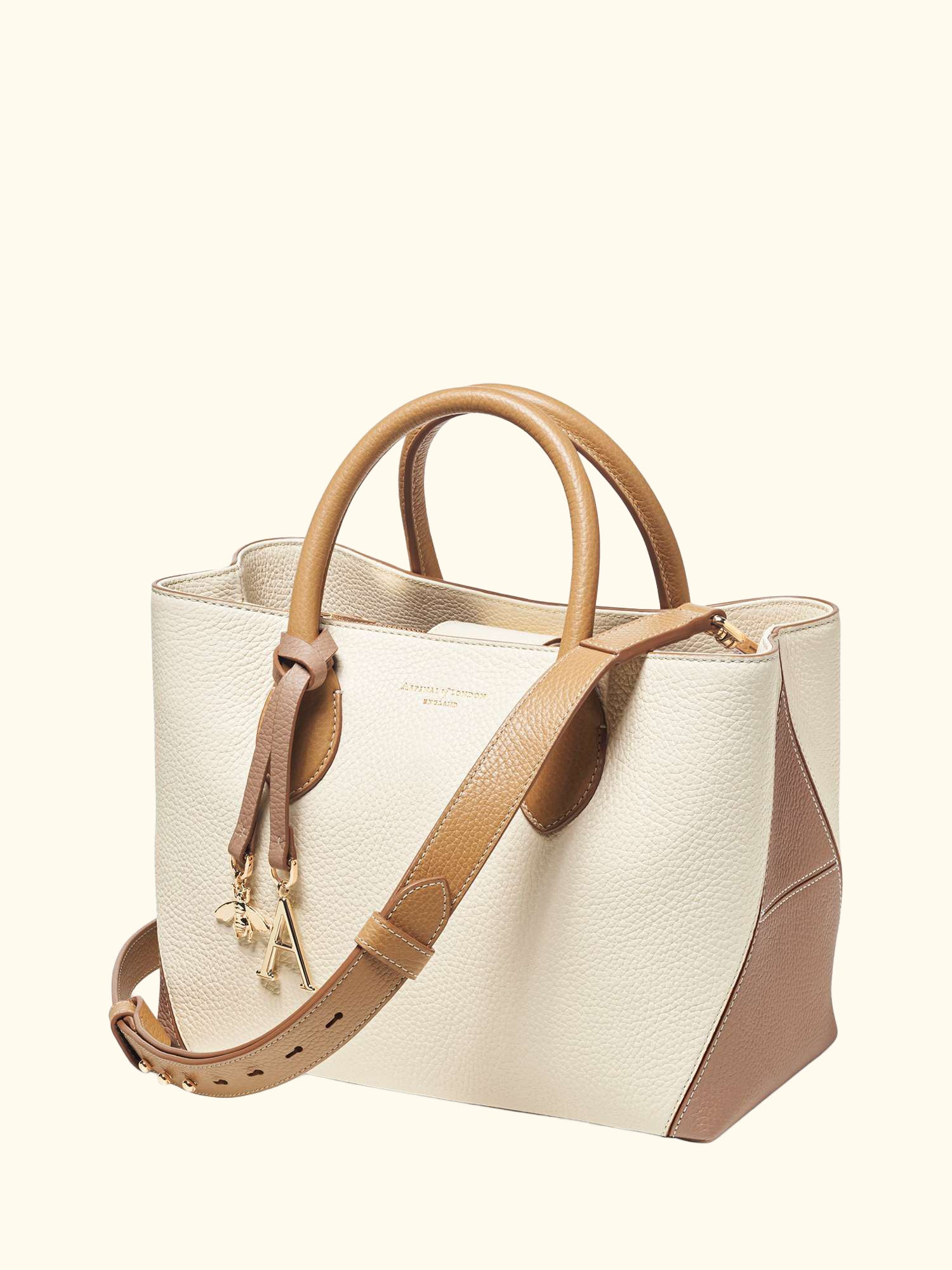 Midi London Smooth Leather Tote Bag