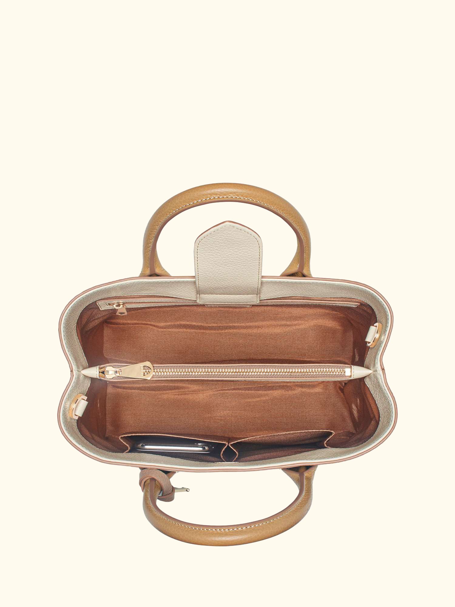 Midi London Smooth Leather Tote Bag