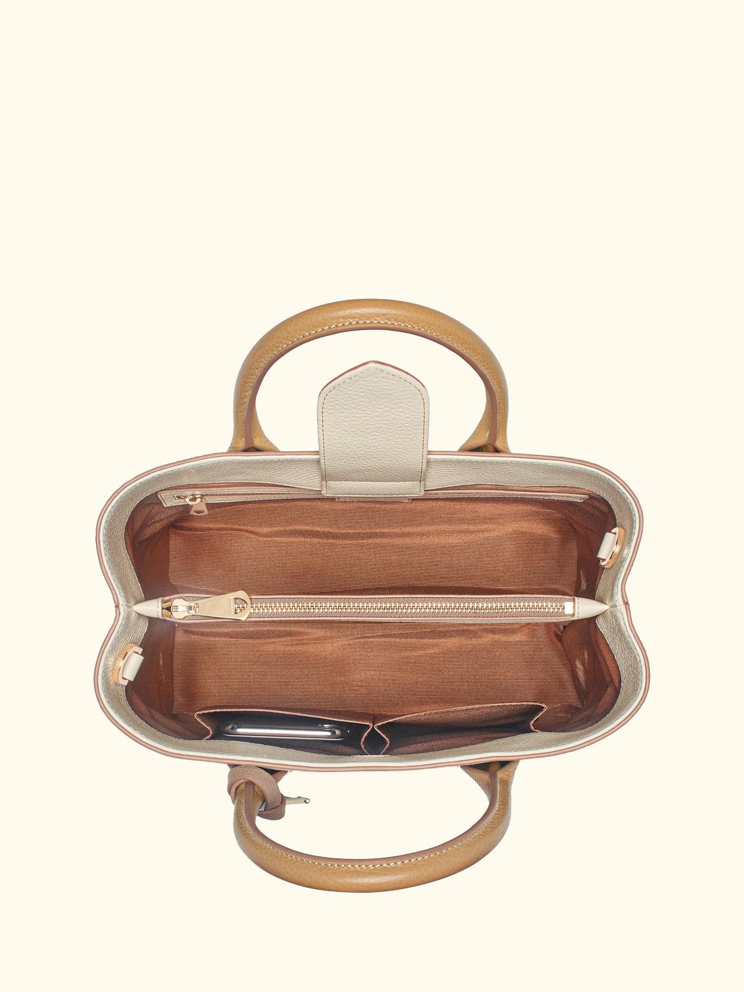 Midi London Smooth Leather Tote Bag