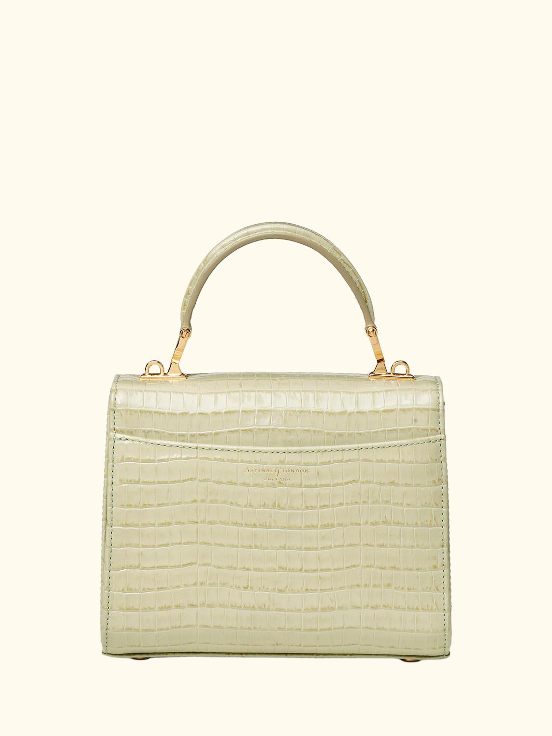 Midi Mayfair Croc Effect Leather Cross Body Bag