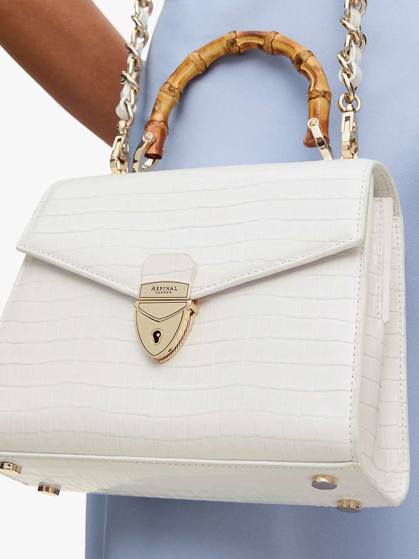 Mayfair Midi 2.0 Lizard Top Handle Bag