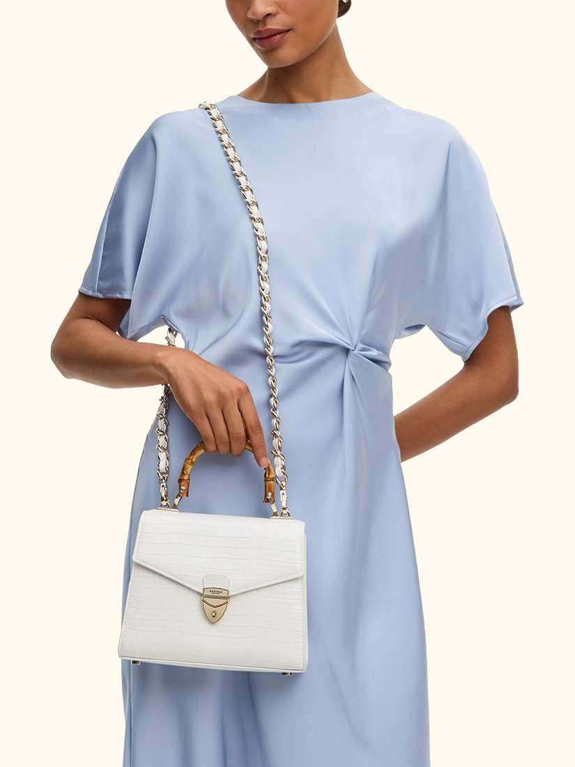 Mayfair Midi 2.0 Lizard Top Handle Bag