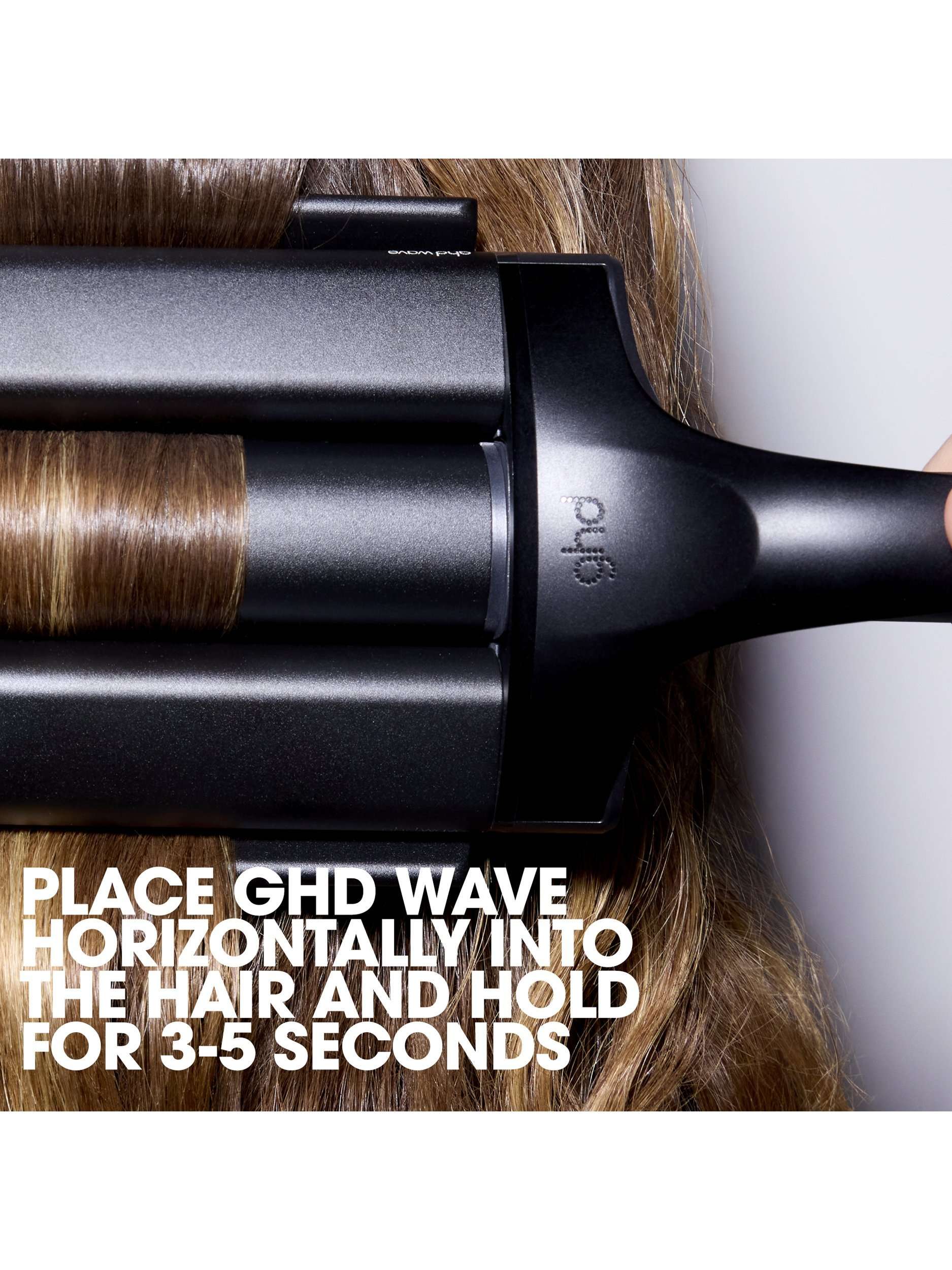 Triple Barrel Wave Hair Styler, Black